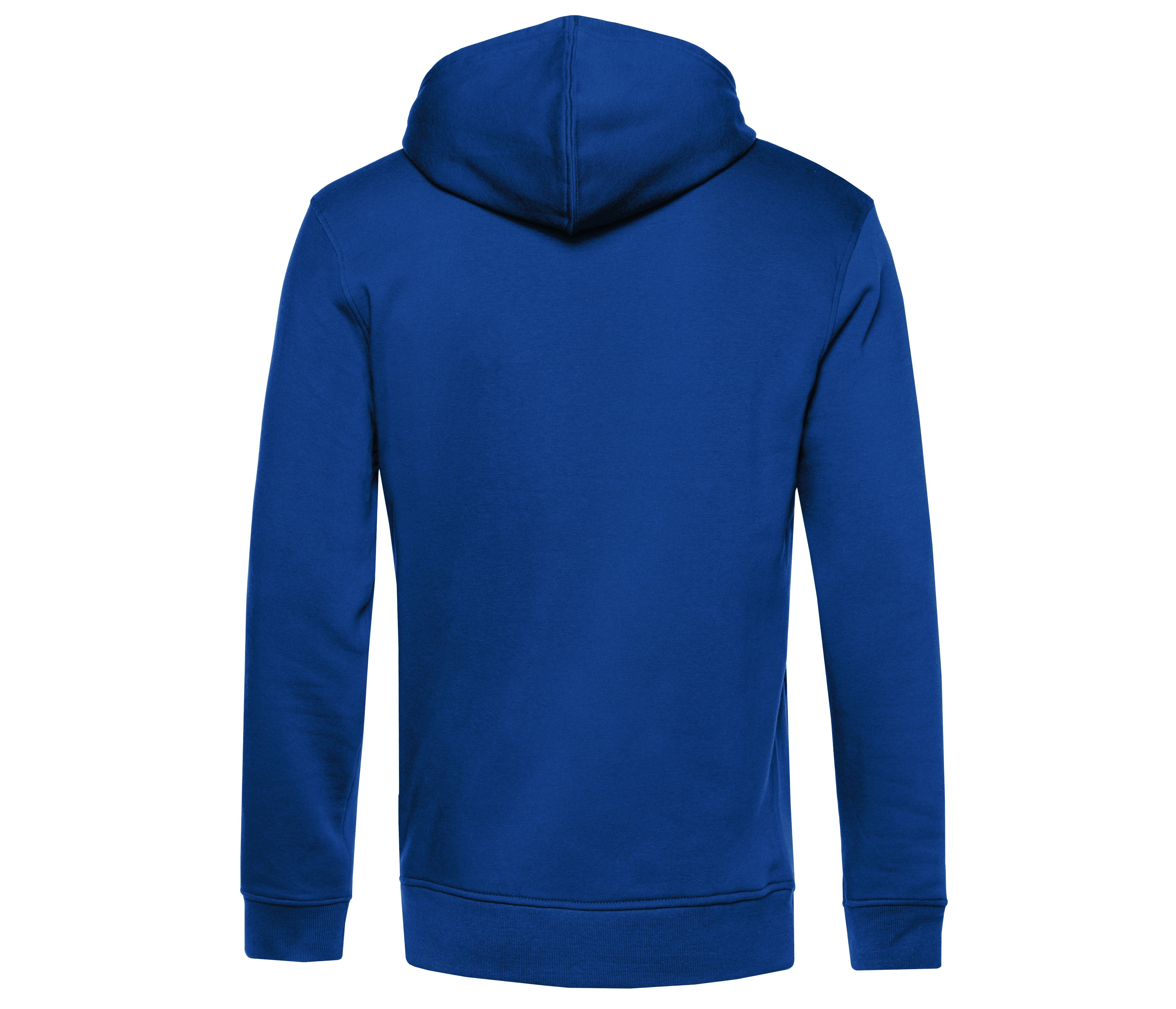 Sweat Capuche Zippé Organique - Royal