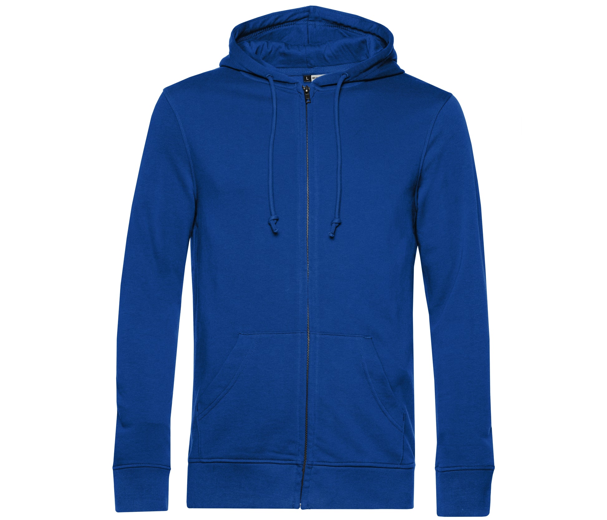 Sweat Capuche Zippé Organique - Royal