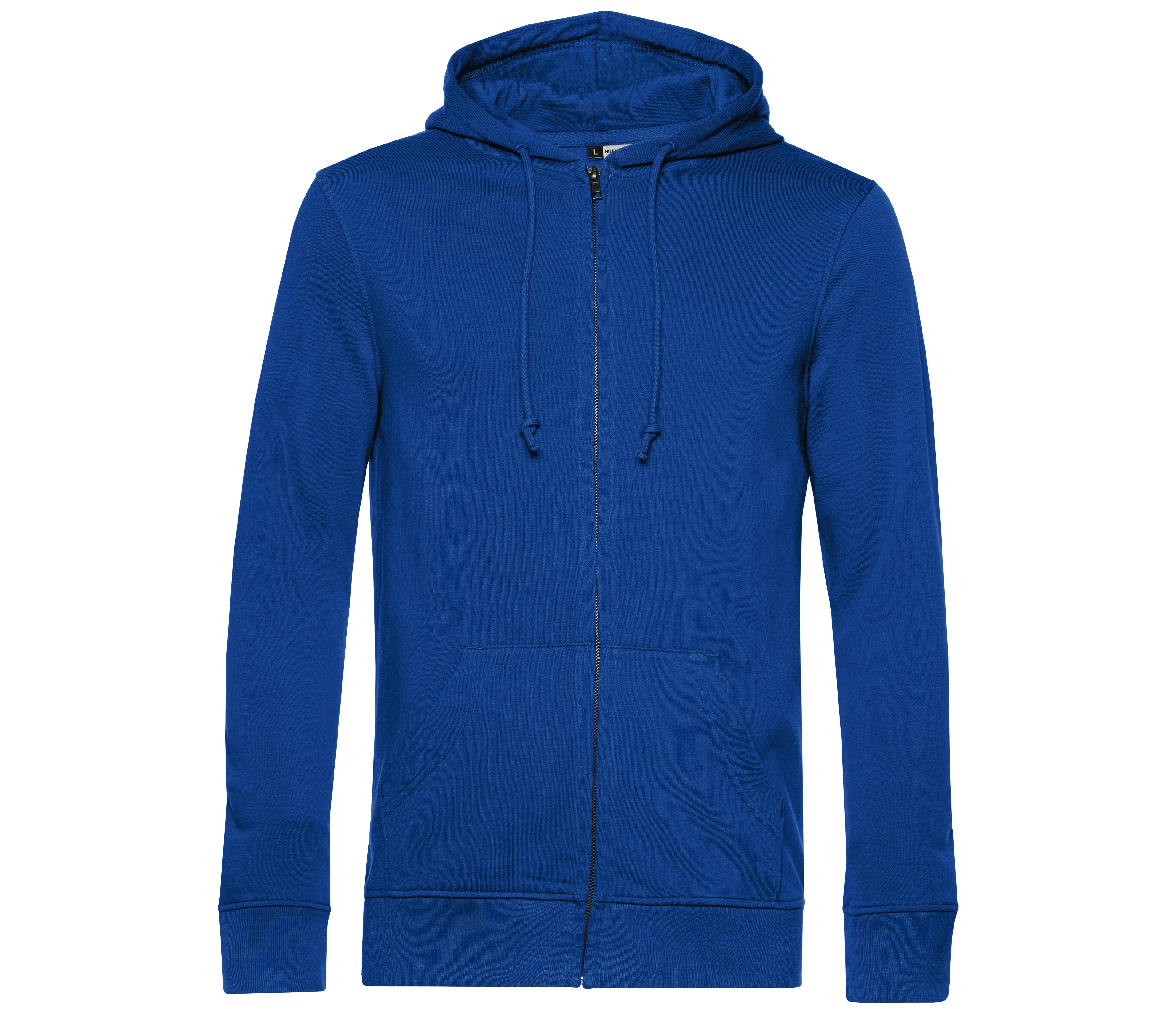 Sweat Capuche Zippé Organique - Royal