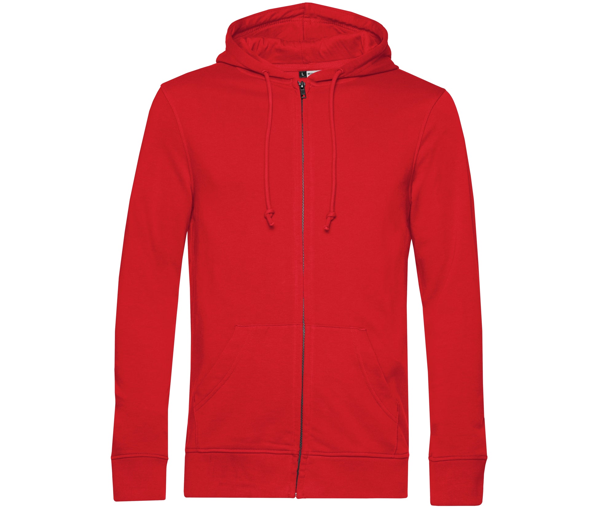 Sweat Capuche Zippé Organique - Red