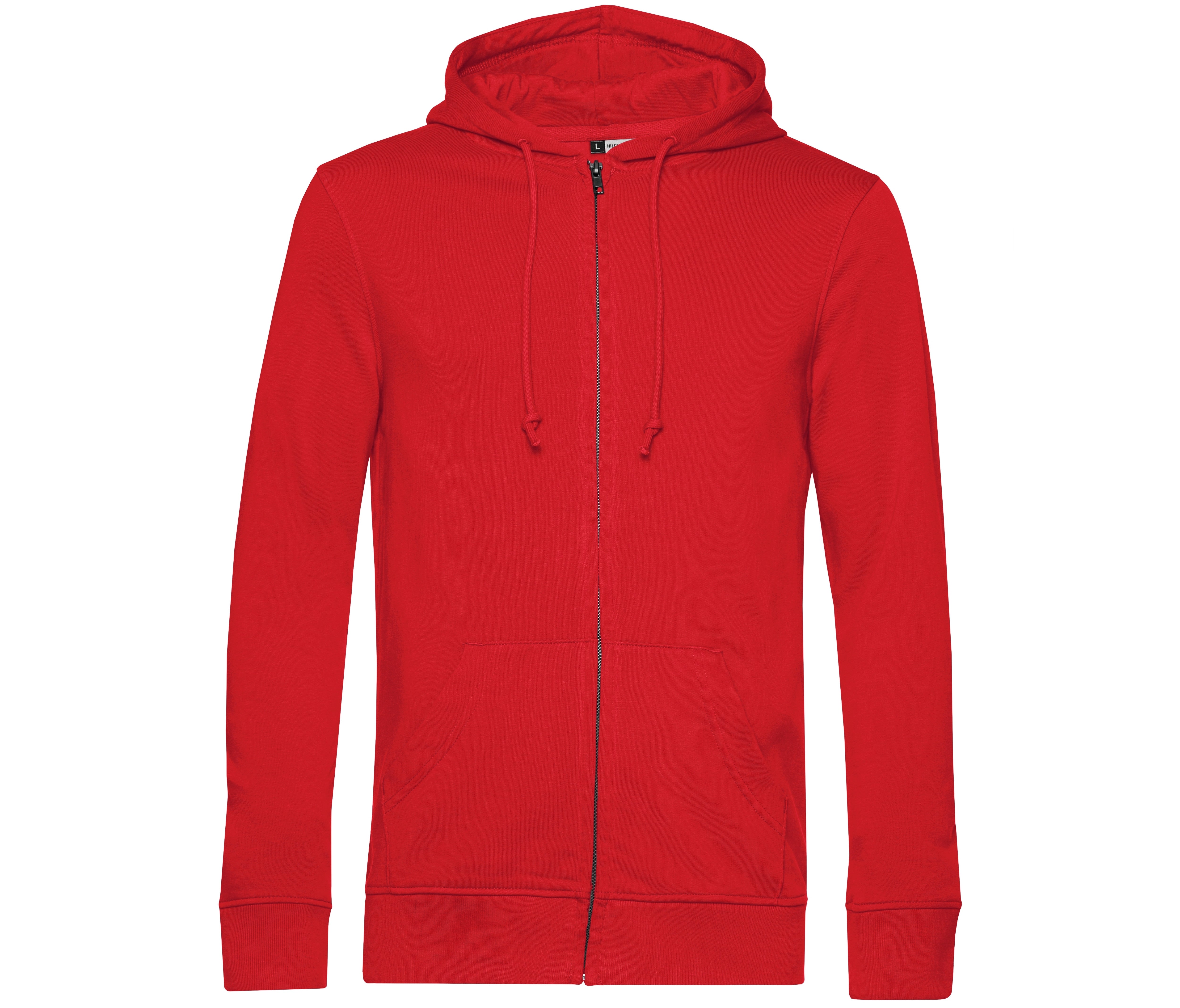 Sweat Capuche Zippé Organique - Red