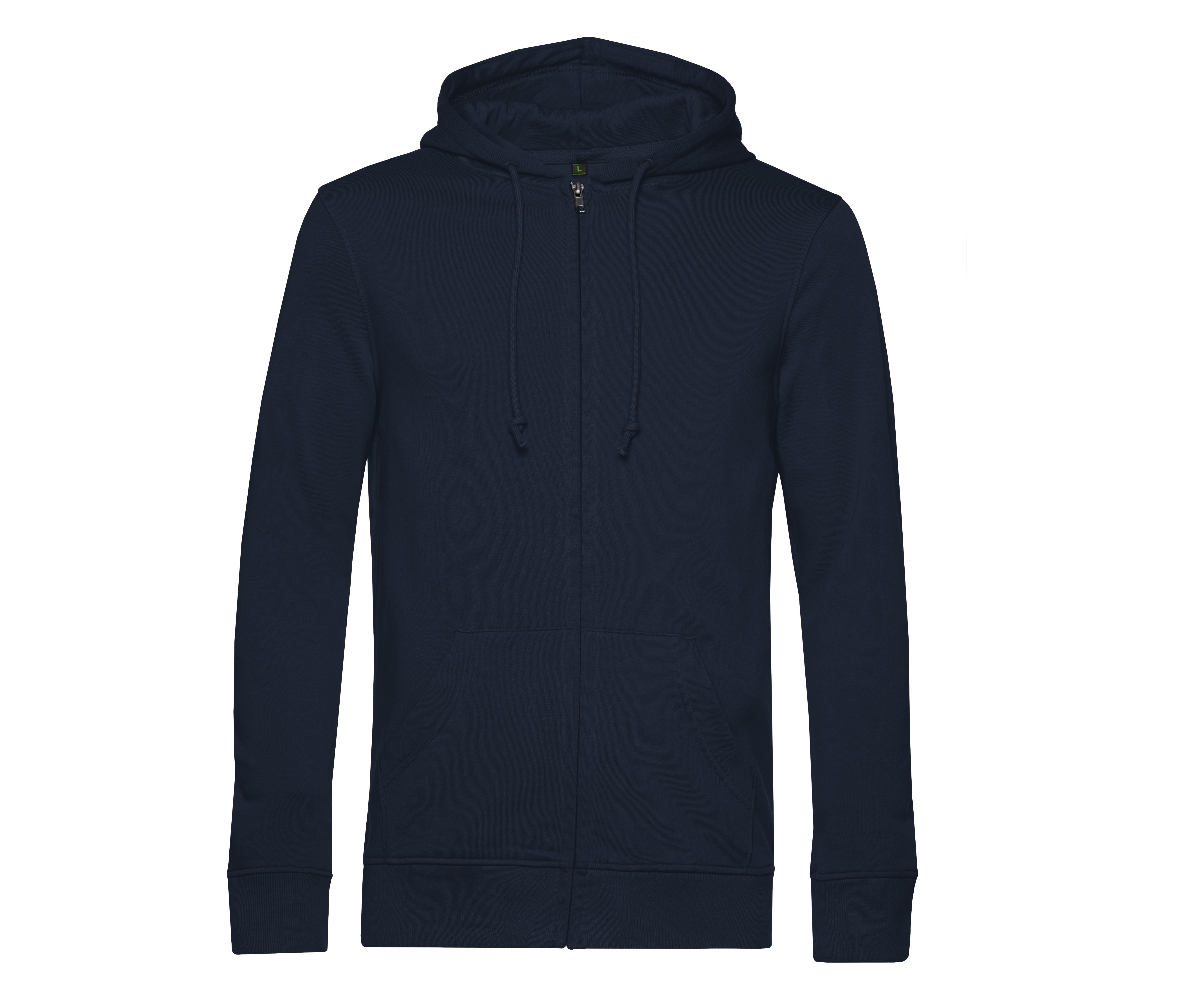 Sweat Capuche Zippé Organique - Navy