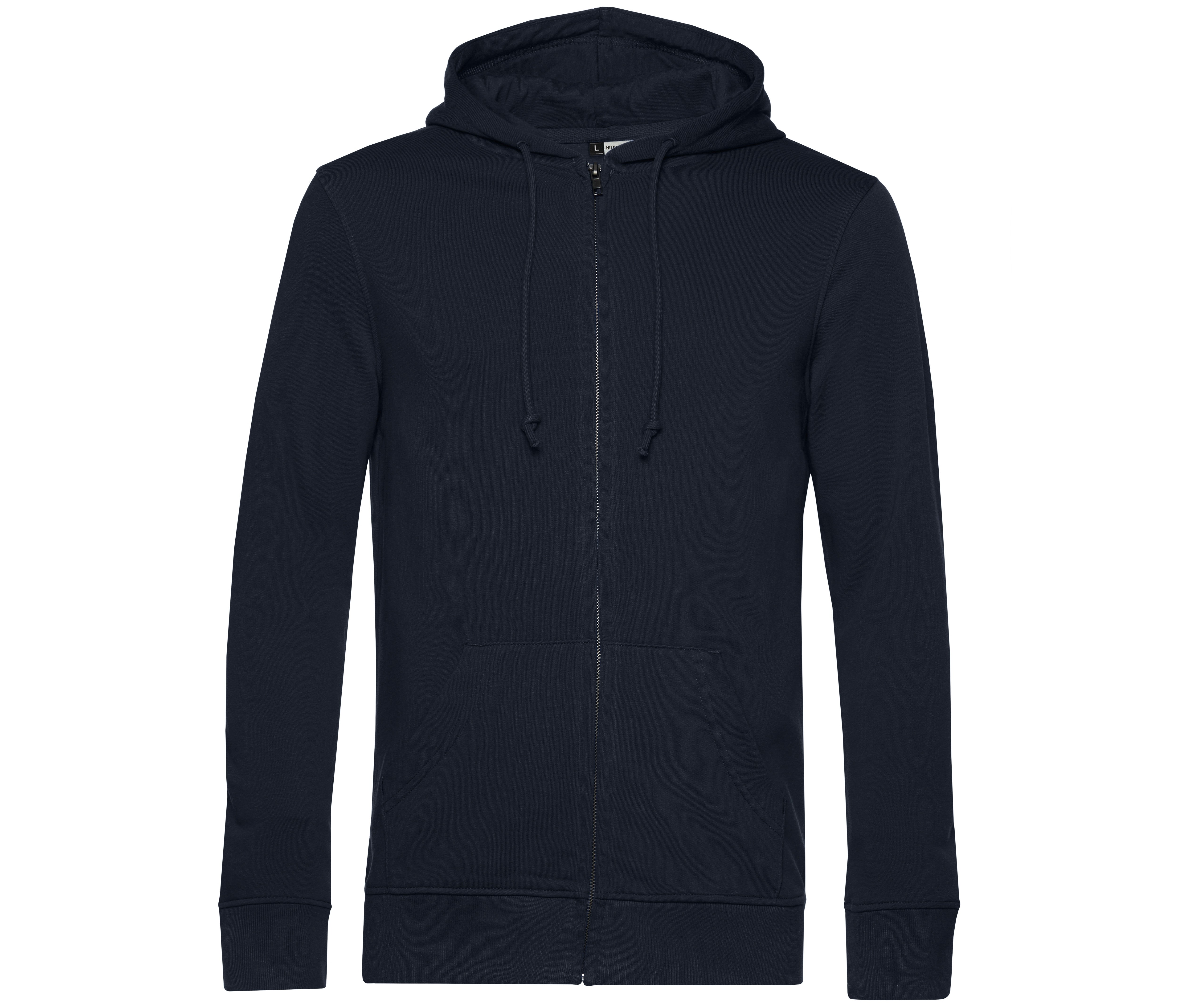 Sweat Capuche Zippé Organique - Navy Blue