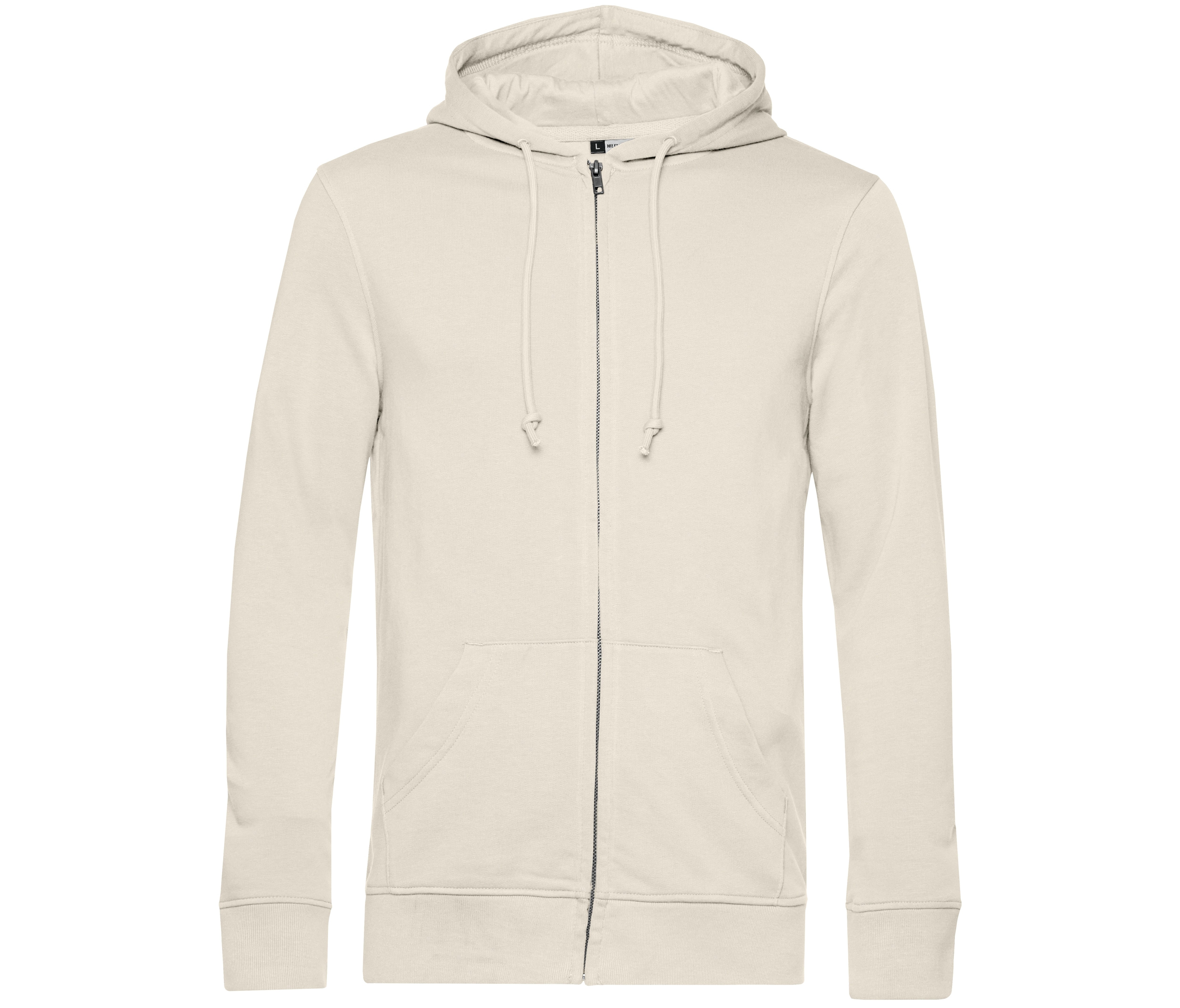 Sweat Capuche Zippé Organique - Off White