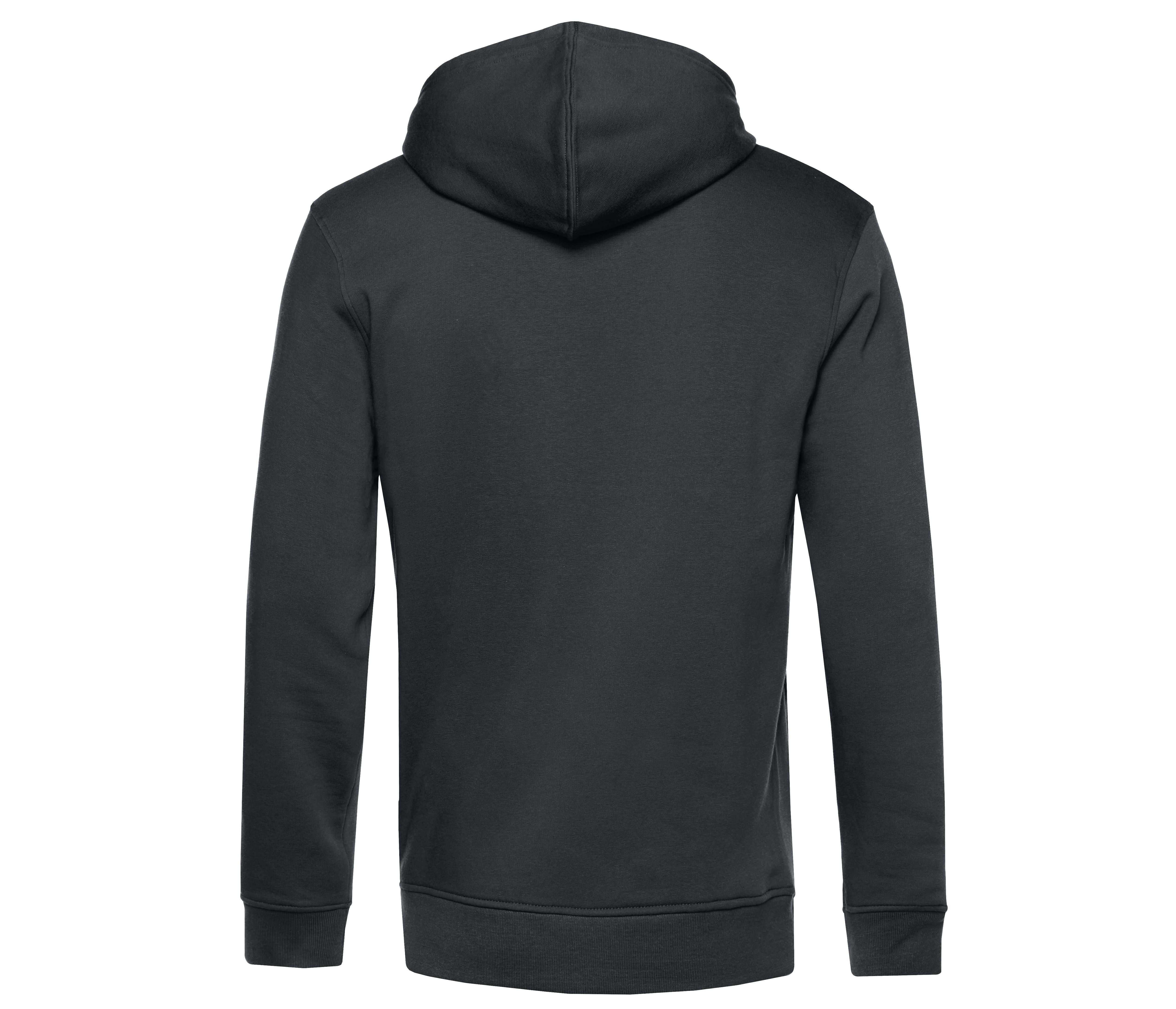 Sweat Capuche Zippé Organique - Asphalt