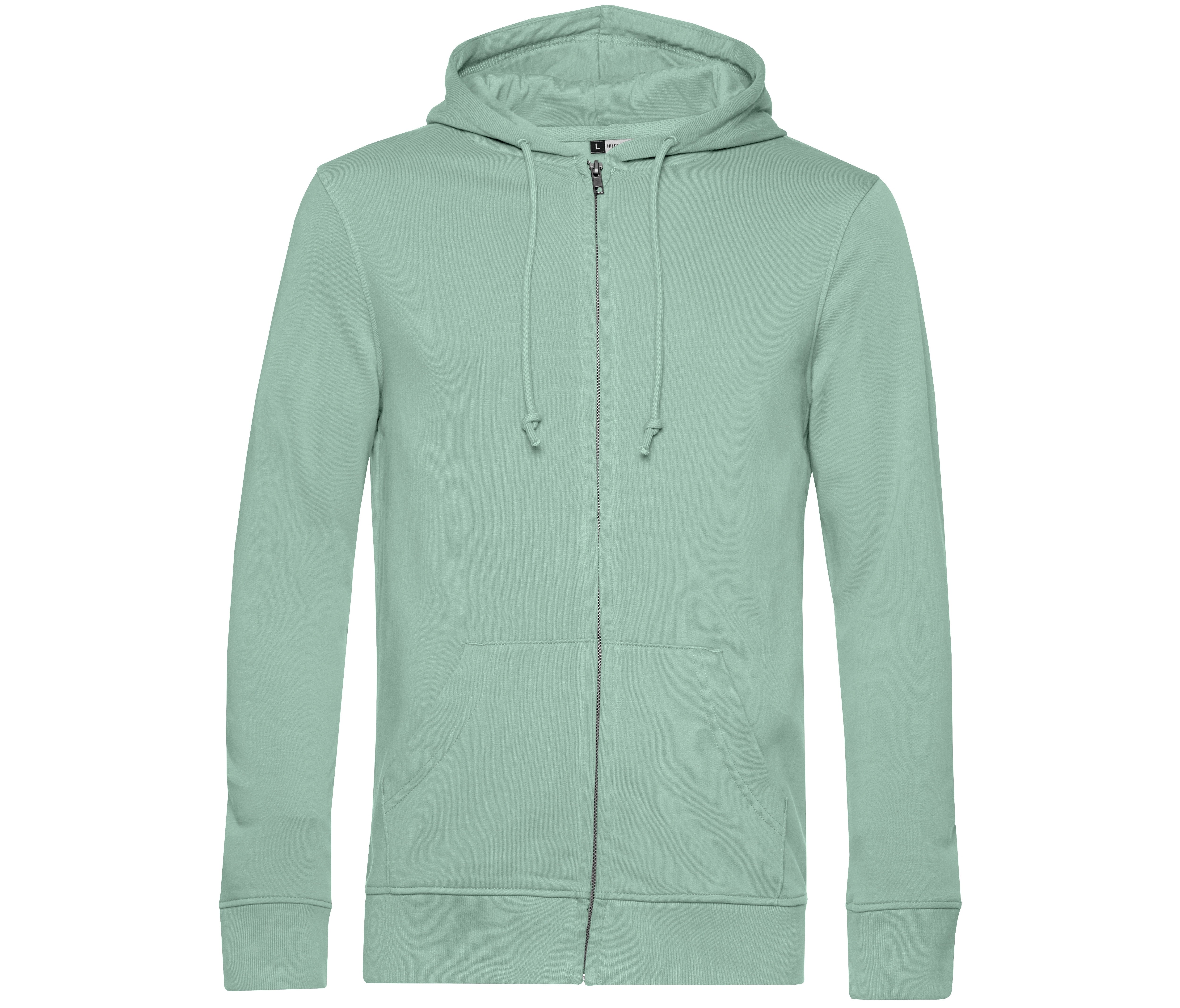 Sweat Capuche Zippé Organique - Sage