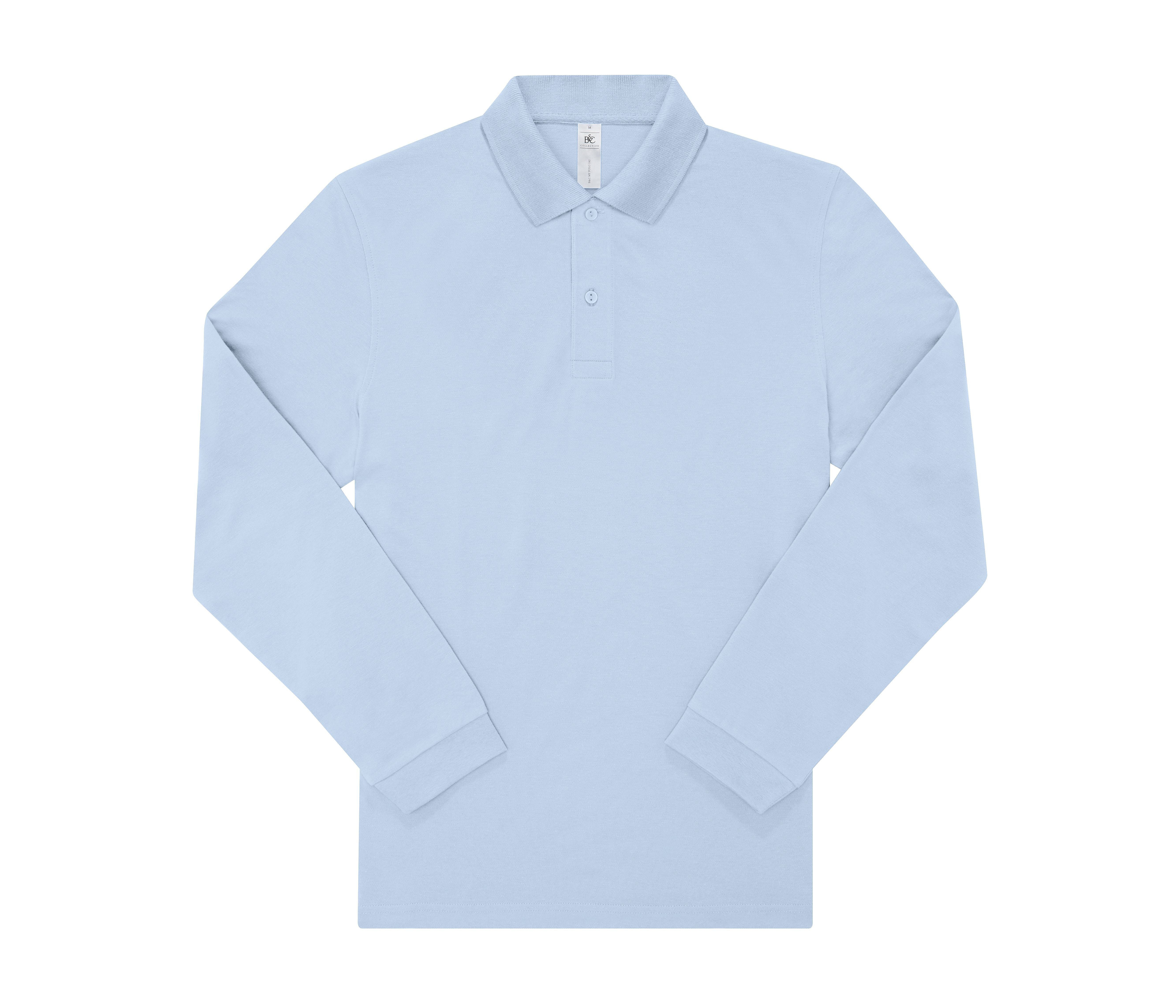 Polo Manches Longues 180 - Blush Blue