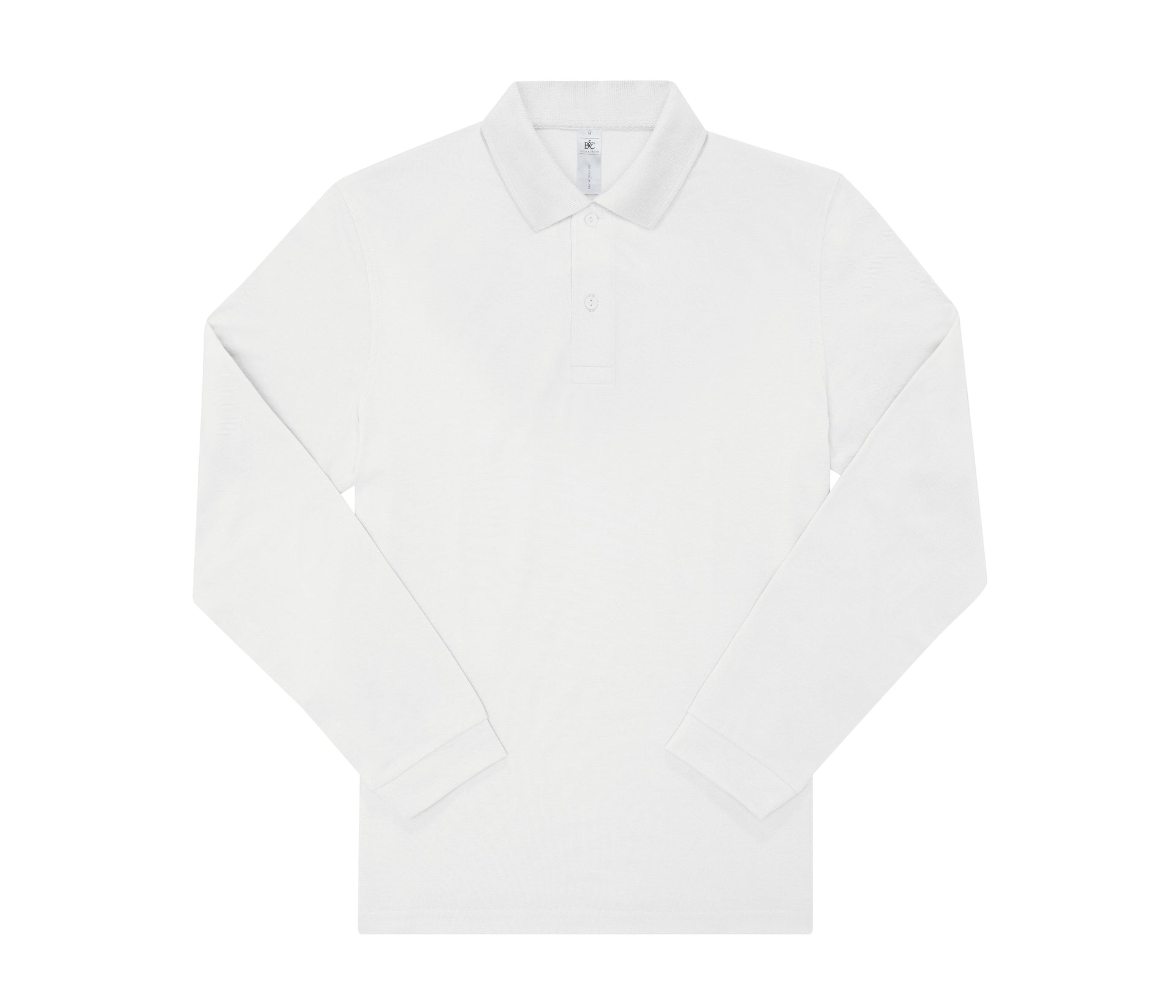 Polo Homme Manches Longues 210 - White