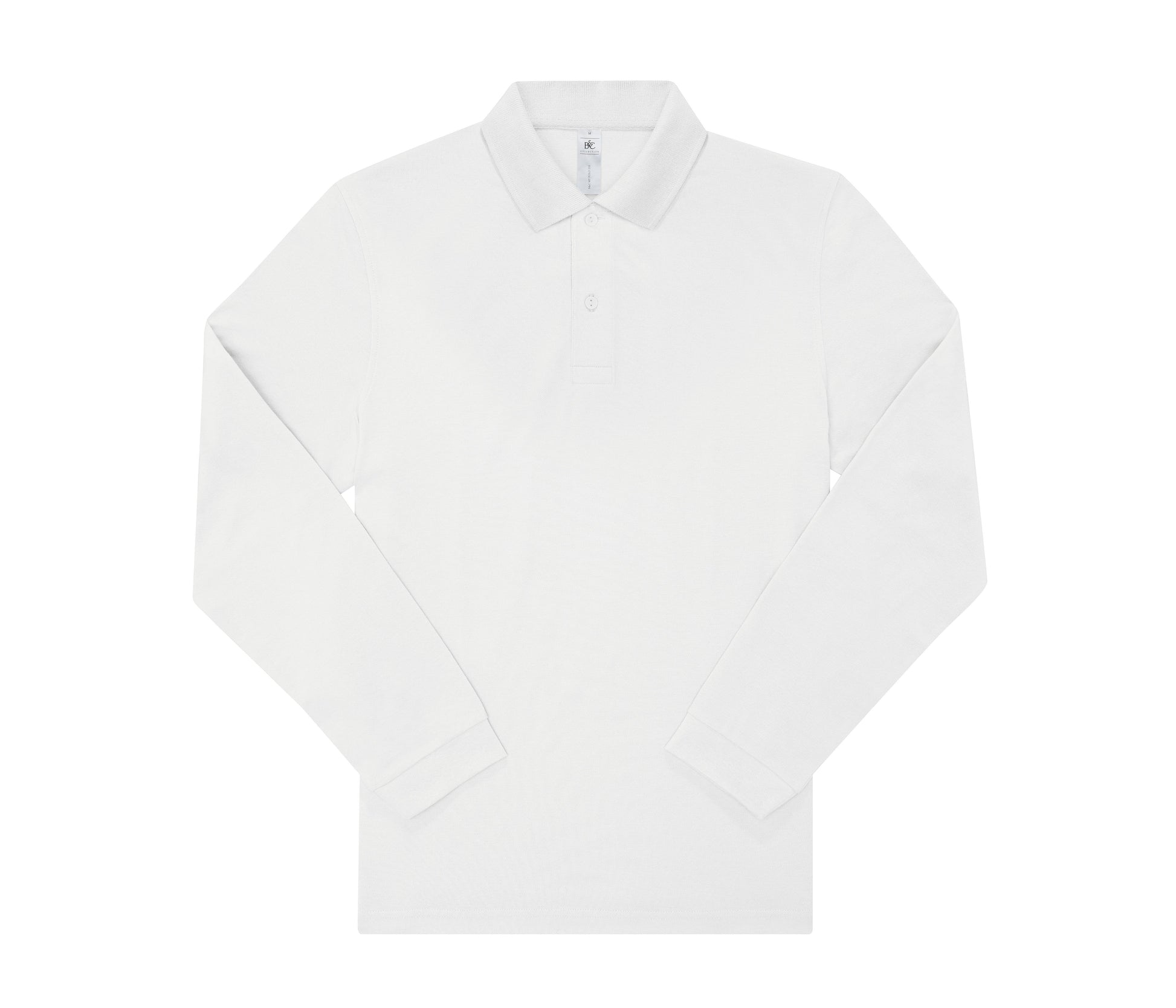 Polo Homme Manches Longues 210 - White