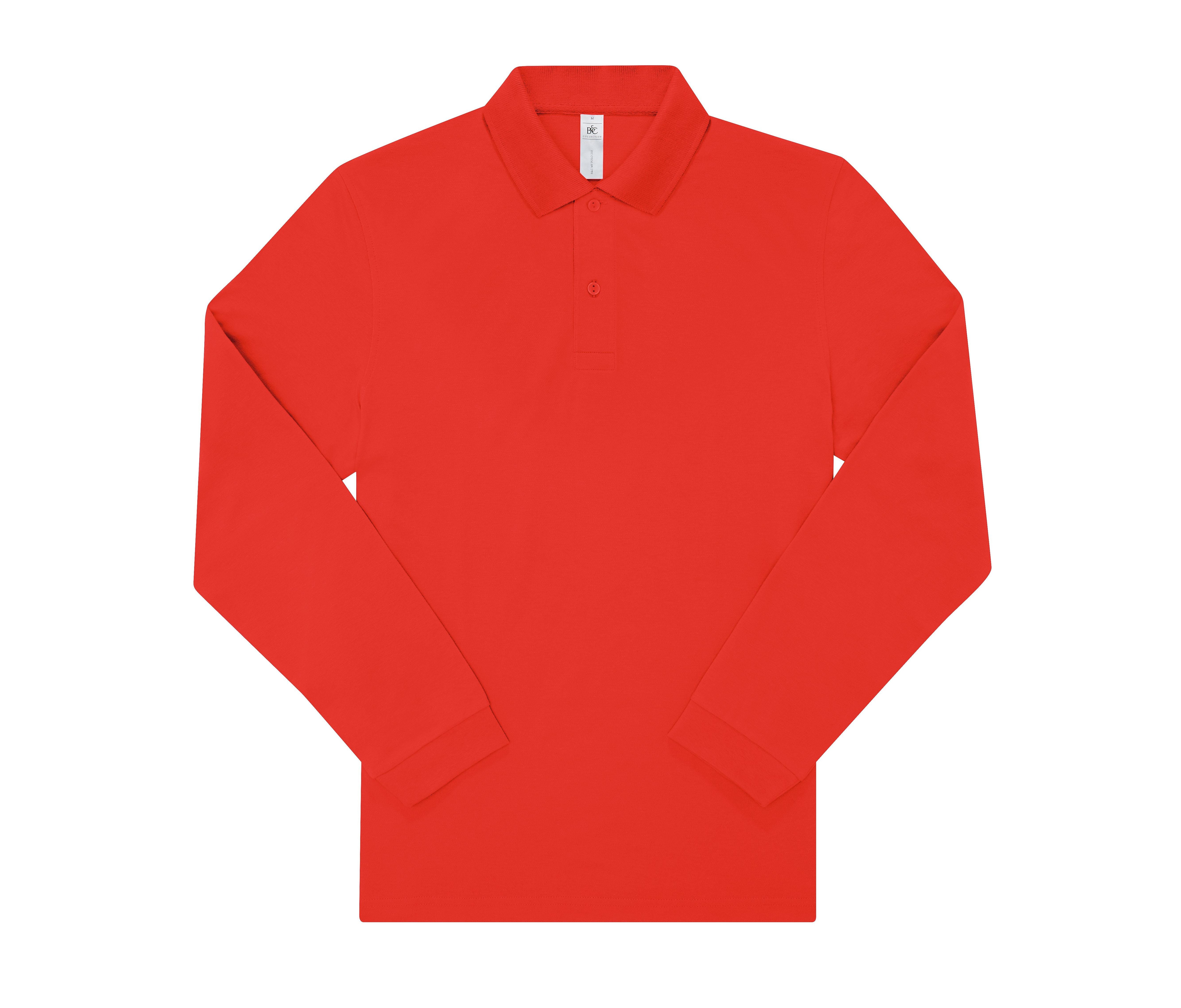 Polo Homme Manches Longues 210 - Red