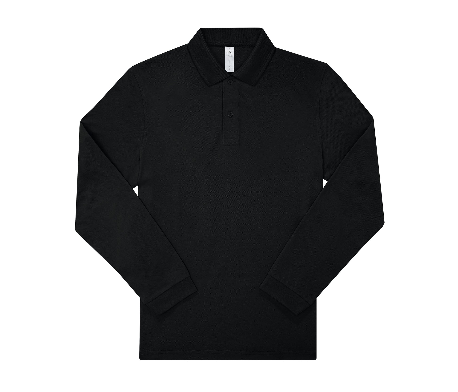 Polo Homme Manches Longues 210 - Black