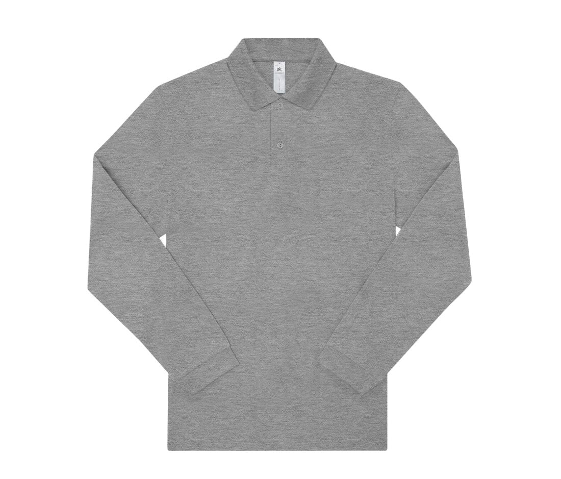 Polo Homme Manches Longues 210 - Sport Grey