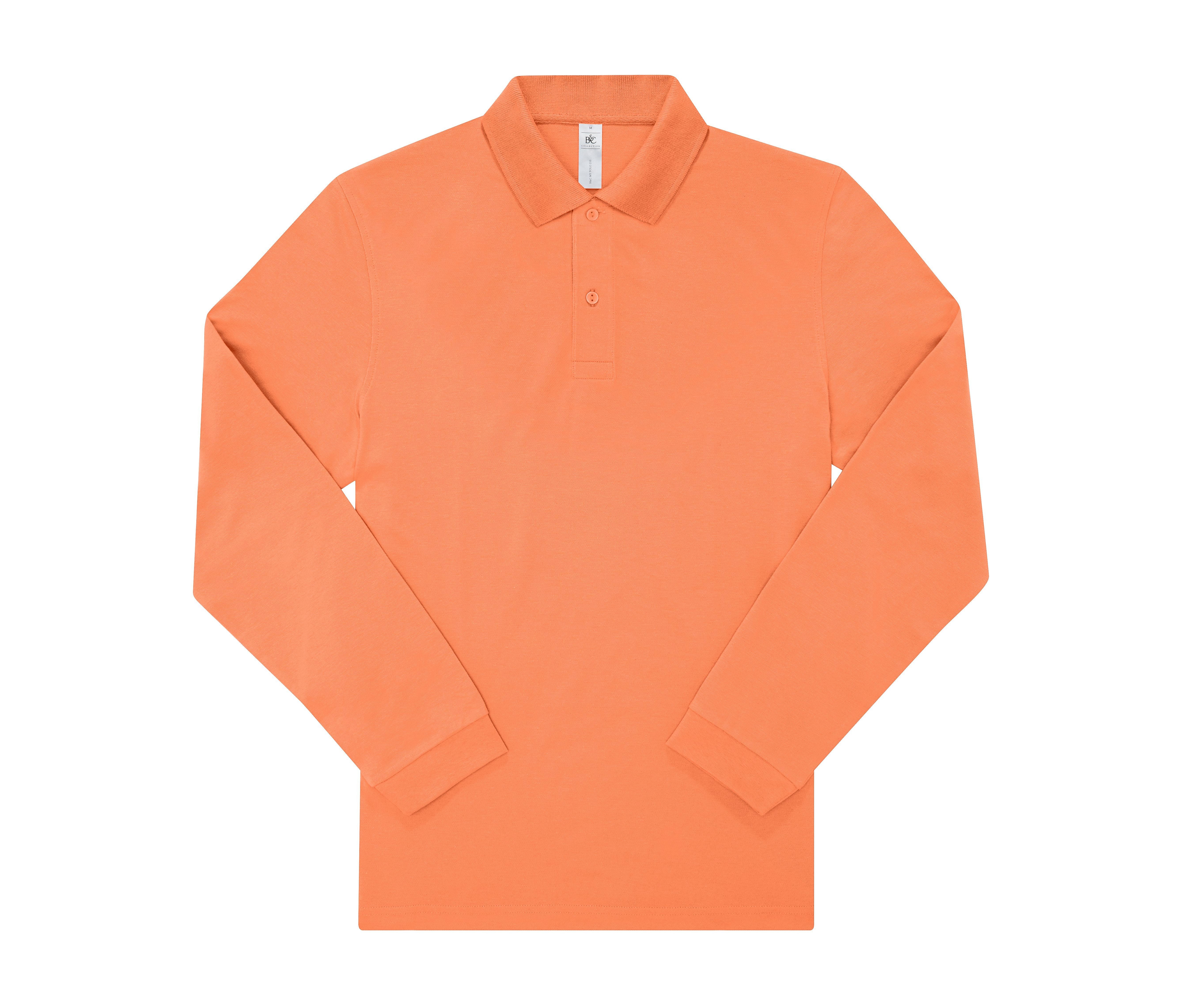 Polo Homme Manches Longues 210 - Amalfi Coral