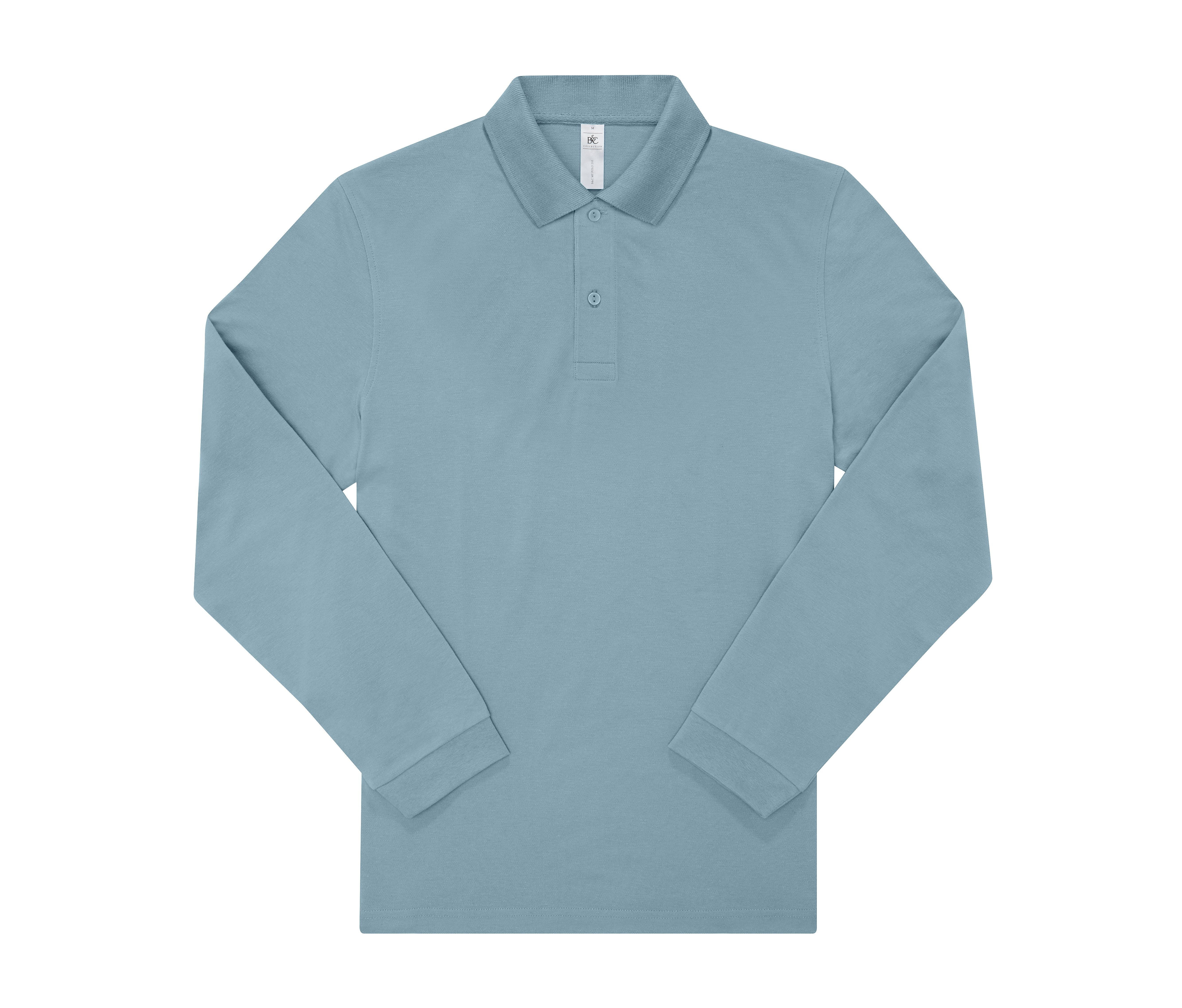 Polo Homme Manches Longues 210 - Amalfi Blue