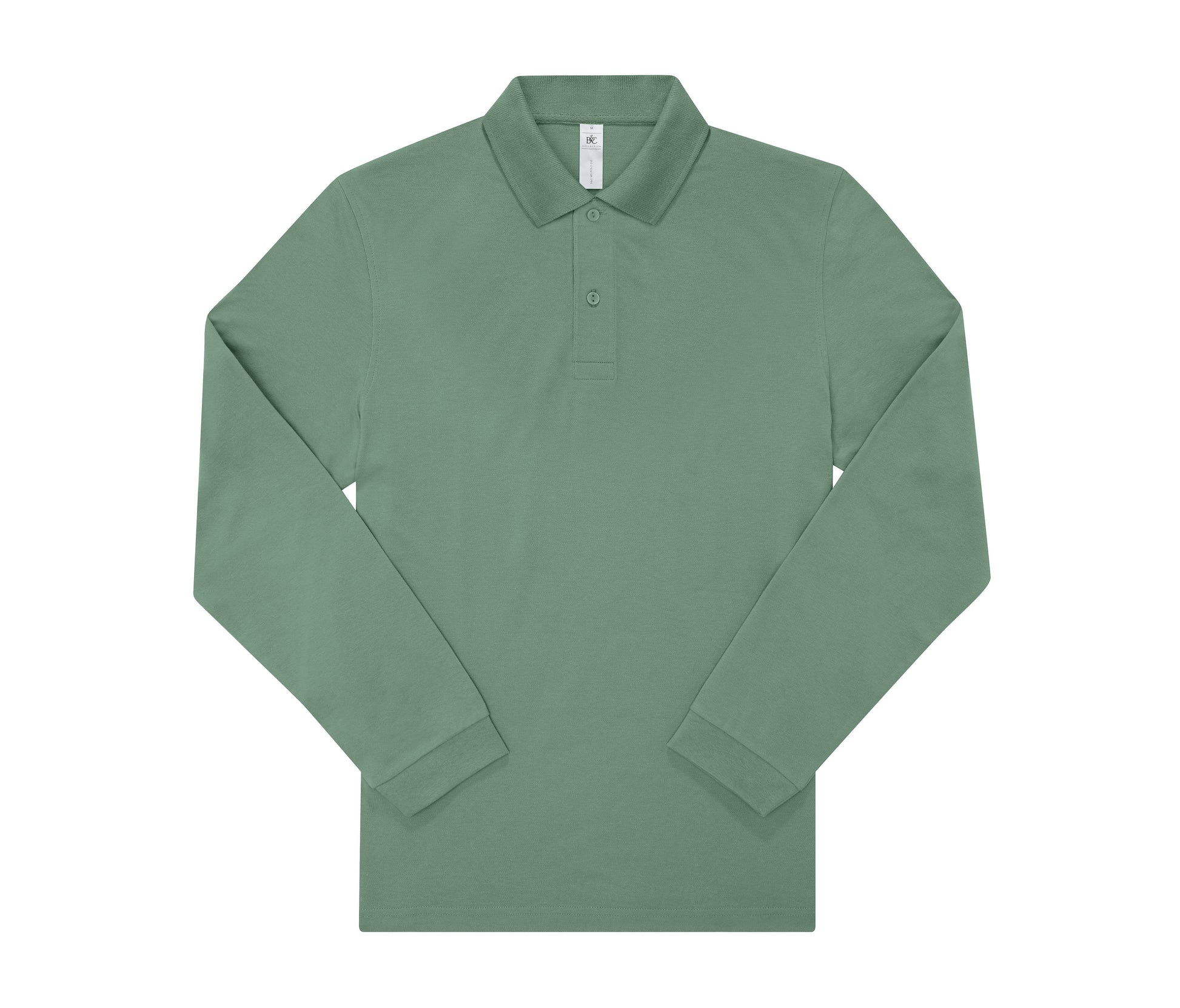 Polo Homme Manches Longues 210 - Amalfi Green