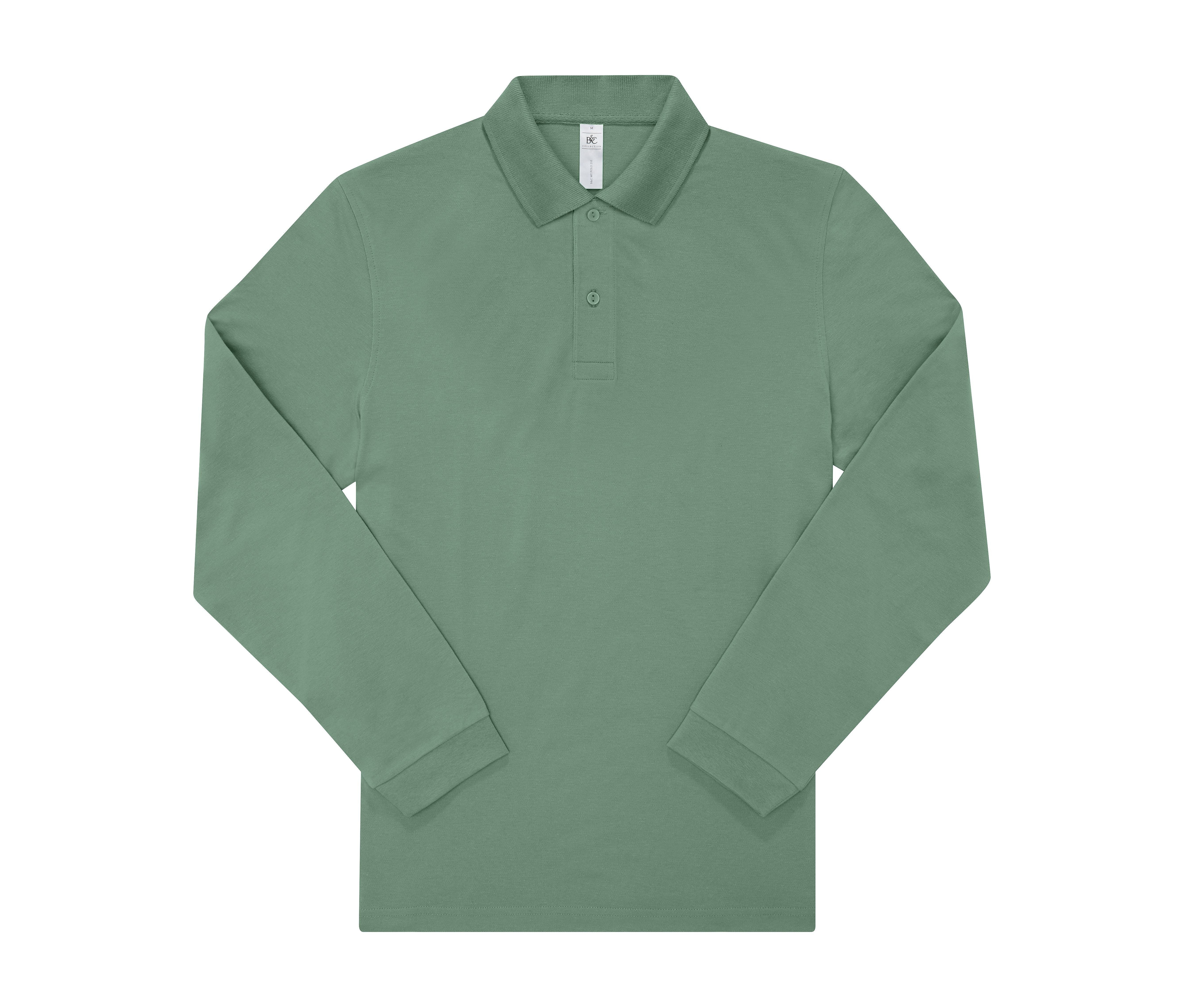 Polo Homme Manches Longues 210 - Amalfi Green