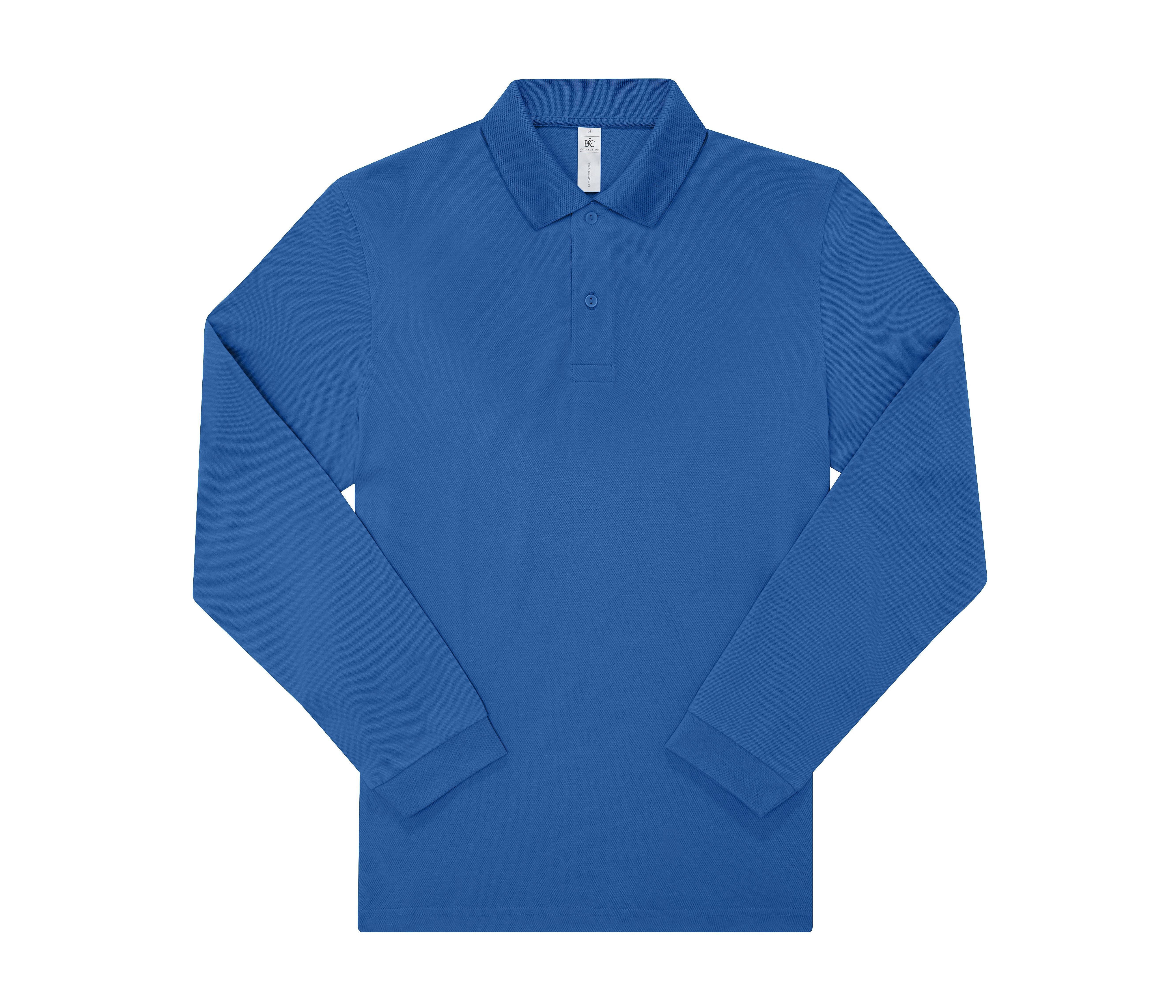 Polo Homme Manches Longues 210 - Royal Blue