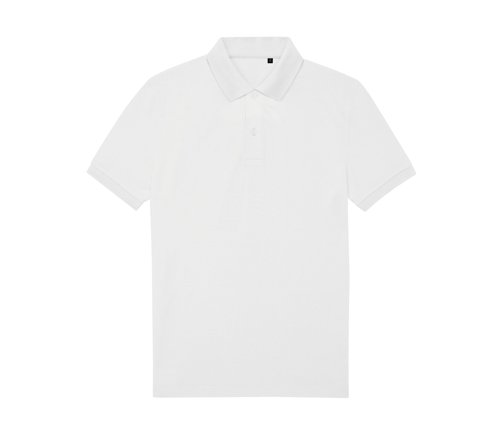 Polo Homme 65/35 en Polyester Recyclé - White