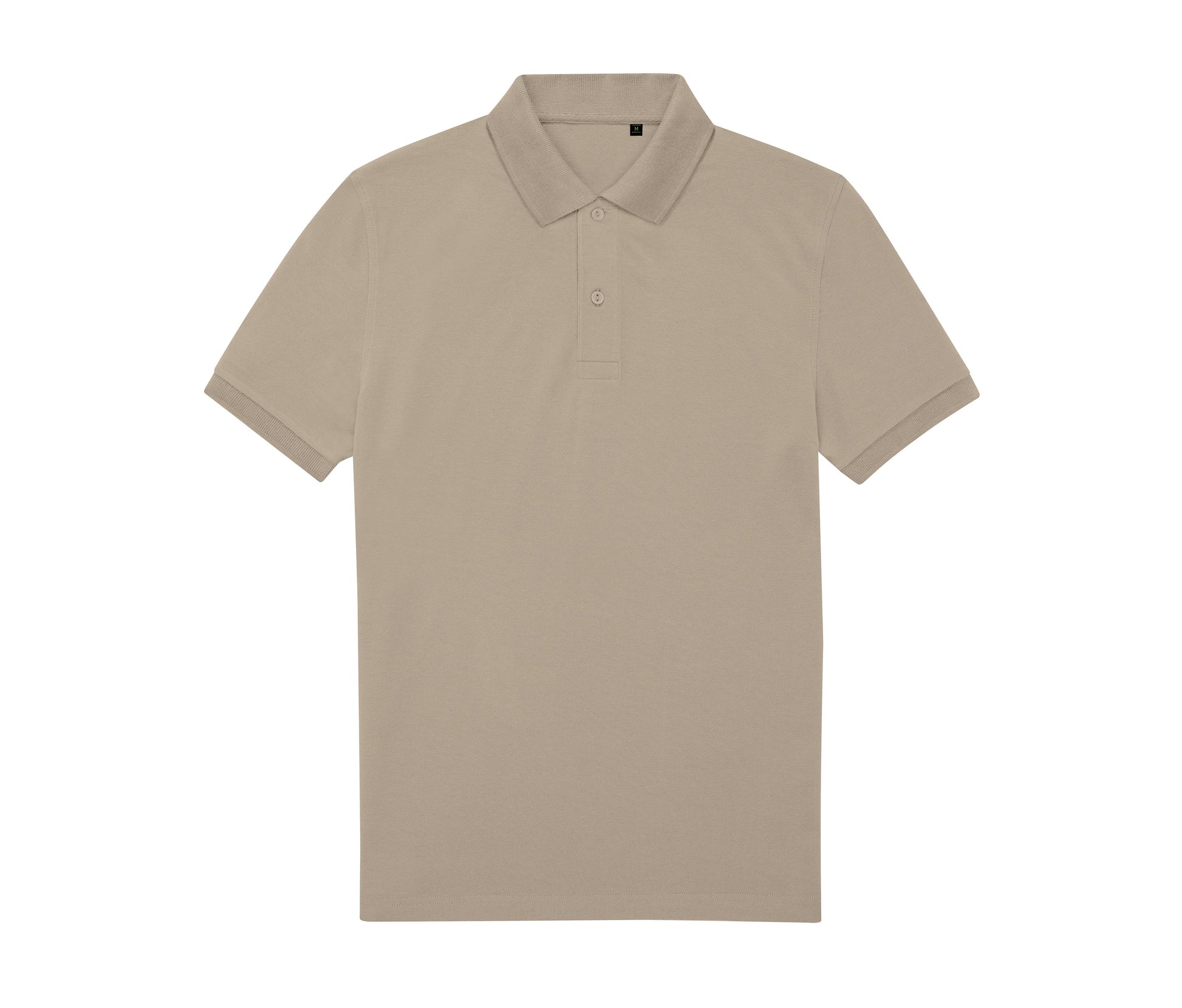 Polo Homme 65/35 en Polyester Recyclé - Mastic