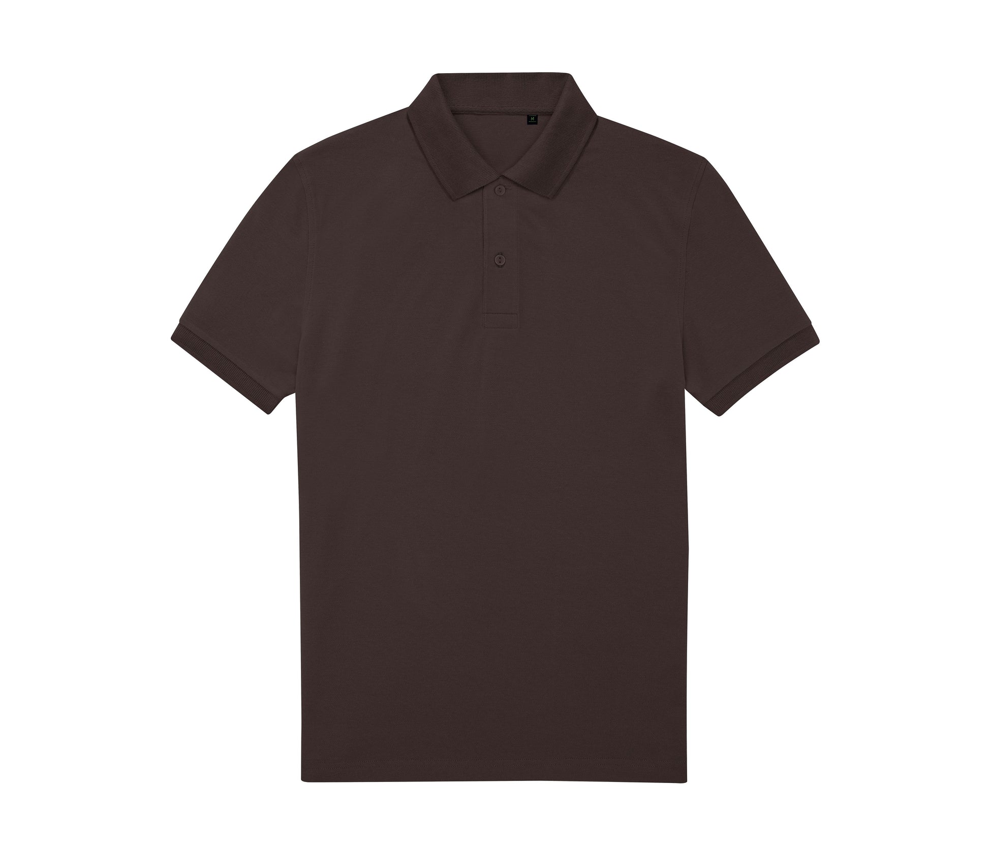 Polo Homme 65/35 en Polyester Recyclé - Roasted Coffee