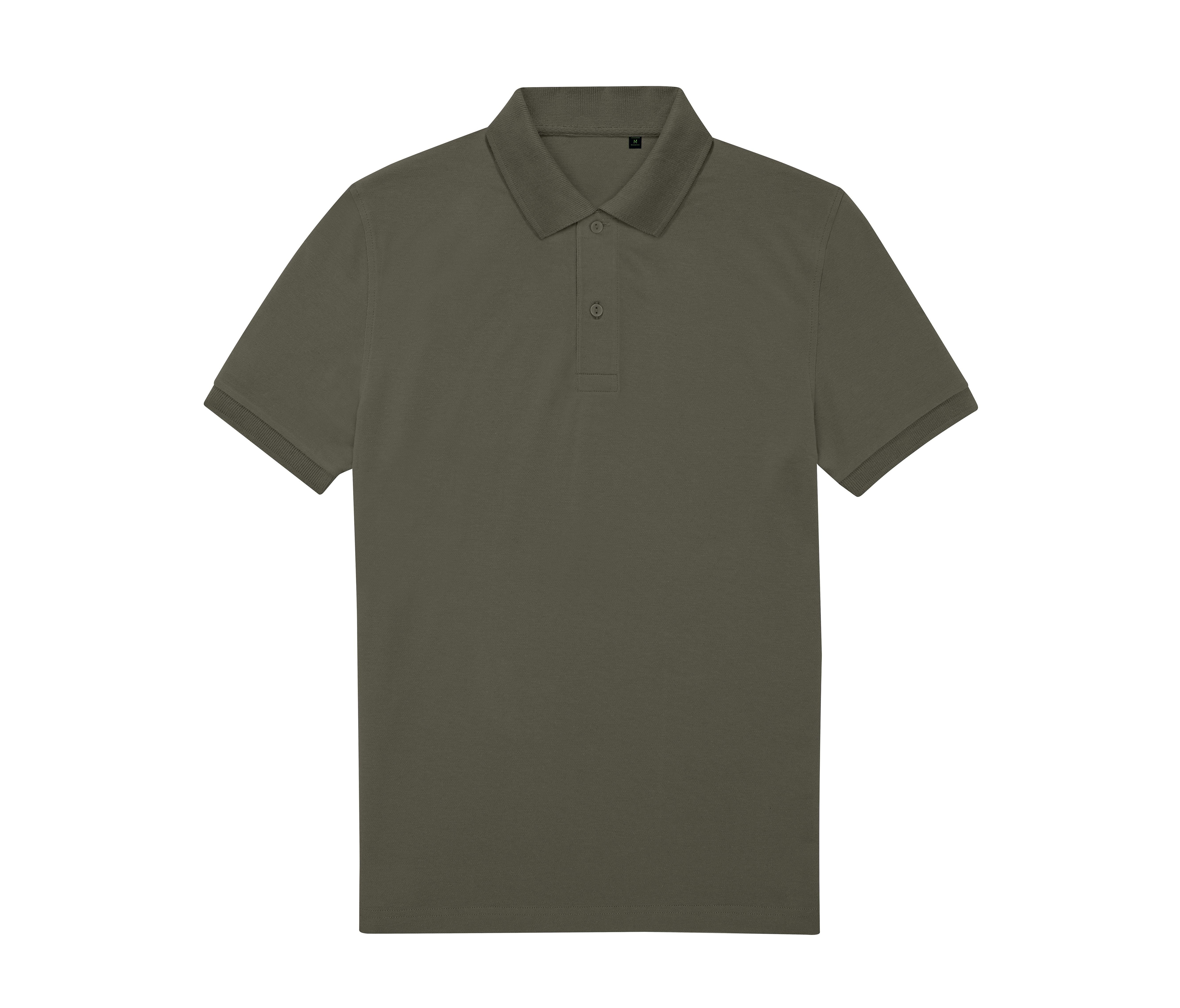 Polo Homme 65/35 en Polyester Recyclé - Camo Green