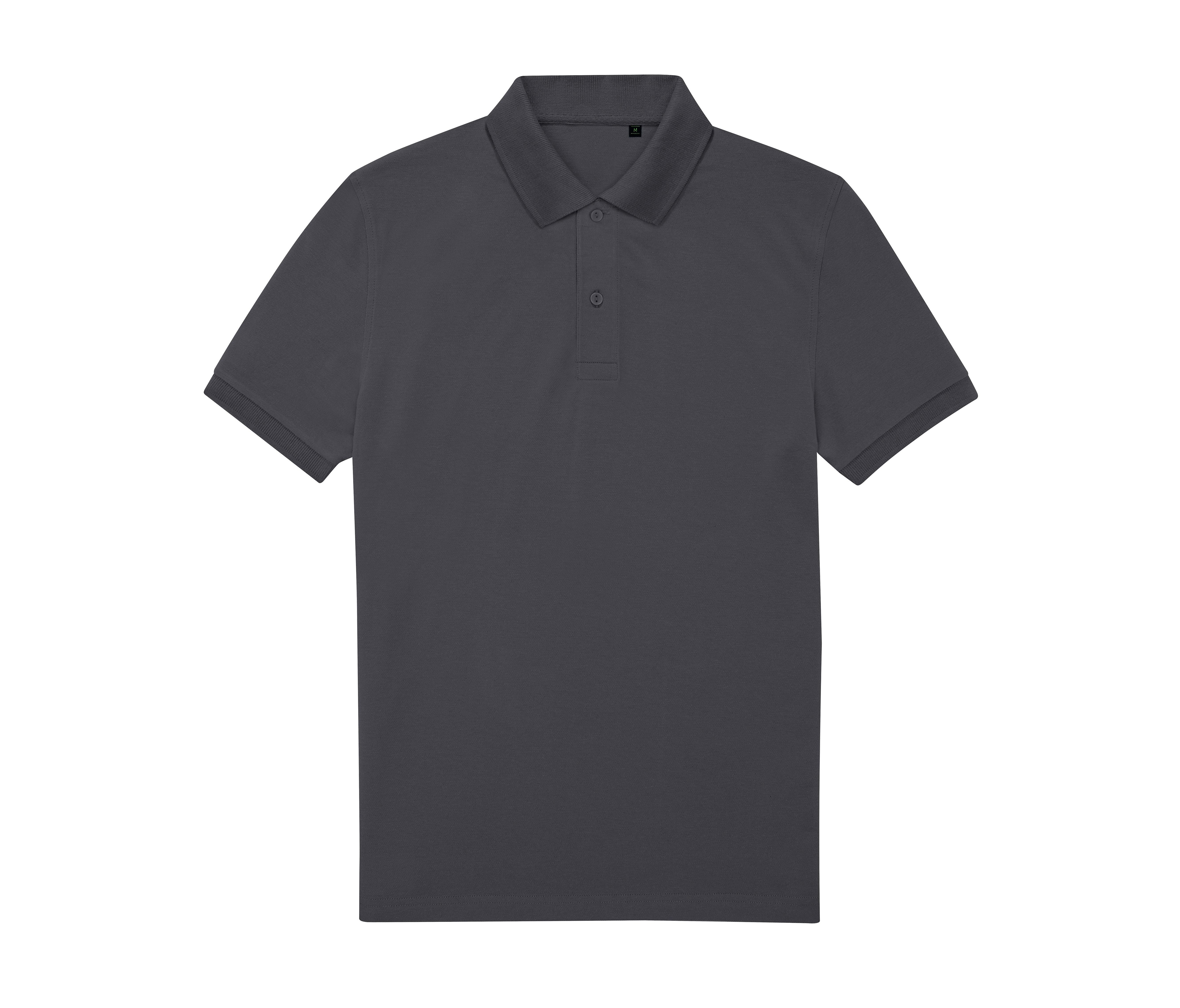 Polo Homme 65/35 en Polyester Recyclé - Dark Grey
