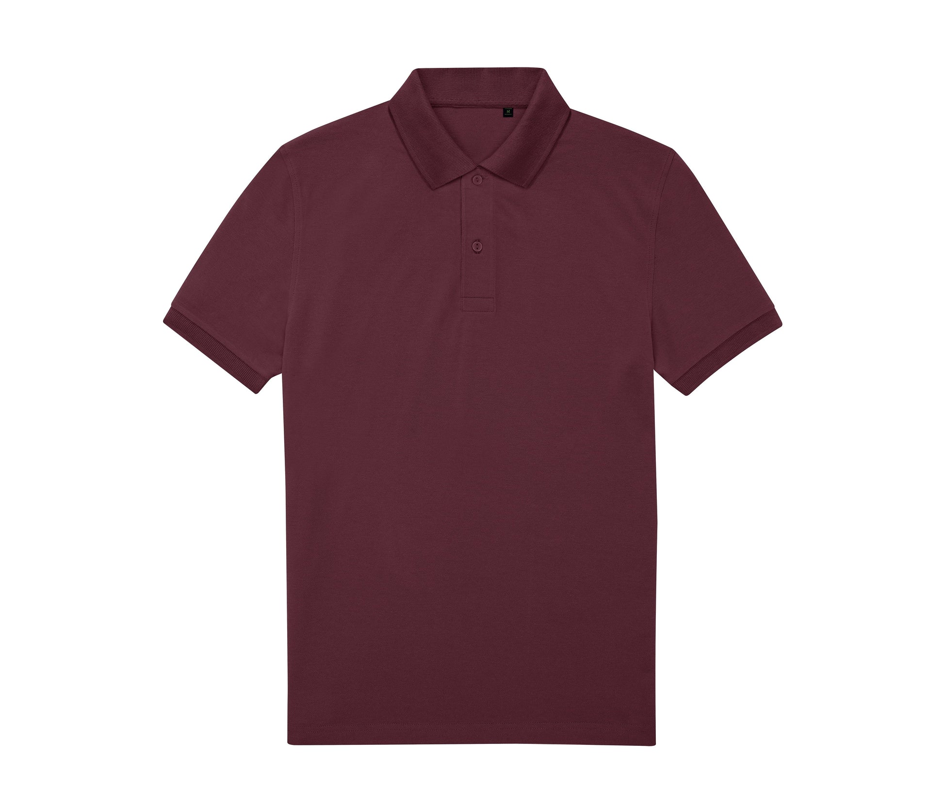 Polo Homme 65/35 en Polyester Recyclé - Burgundy
