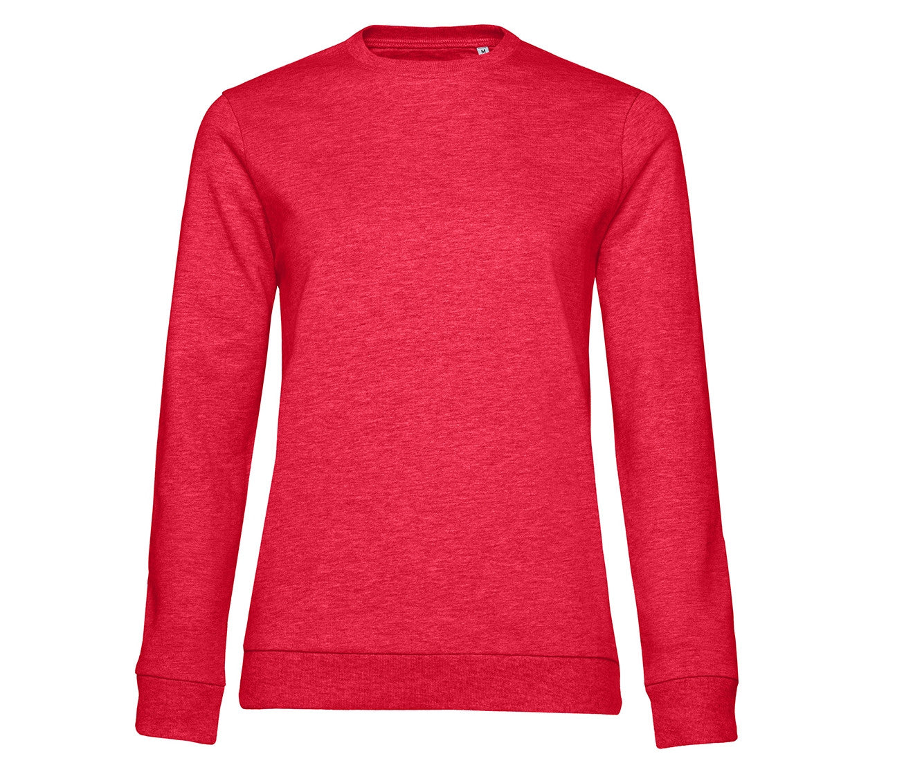 Sweat Col Rond # Femme - Heather Red