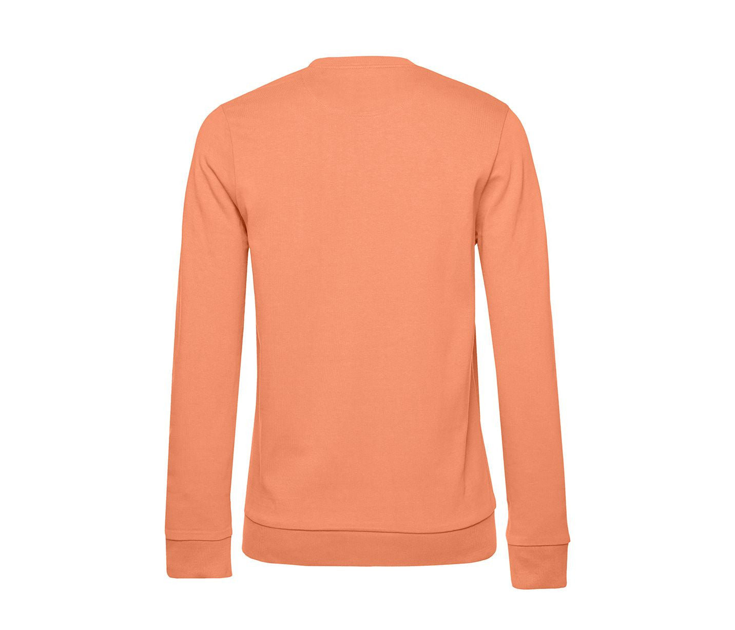 Sweat Col Rond # Femme - Melon Orange