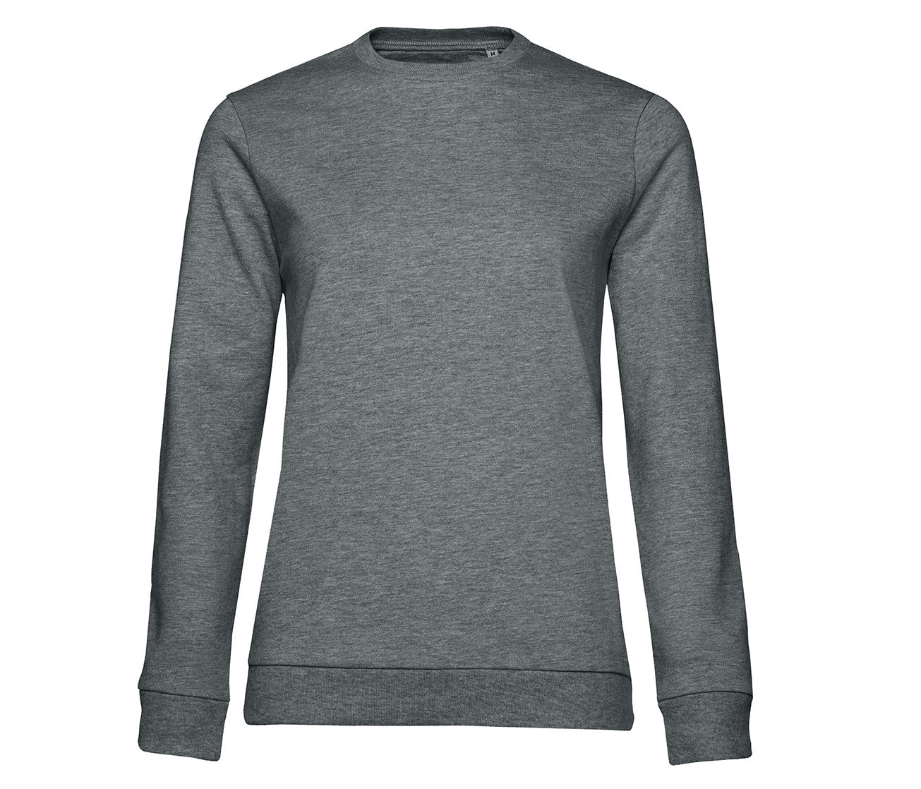 Sweat Col Rond # Femme - Heather Mid Grey