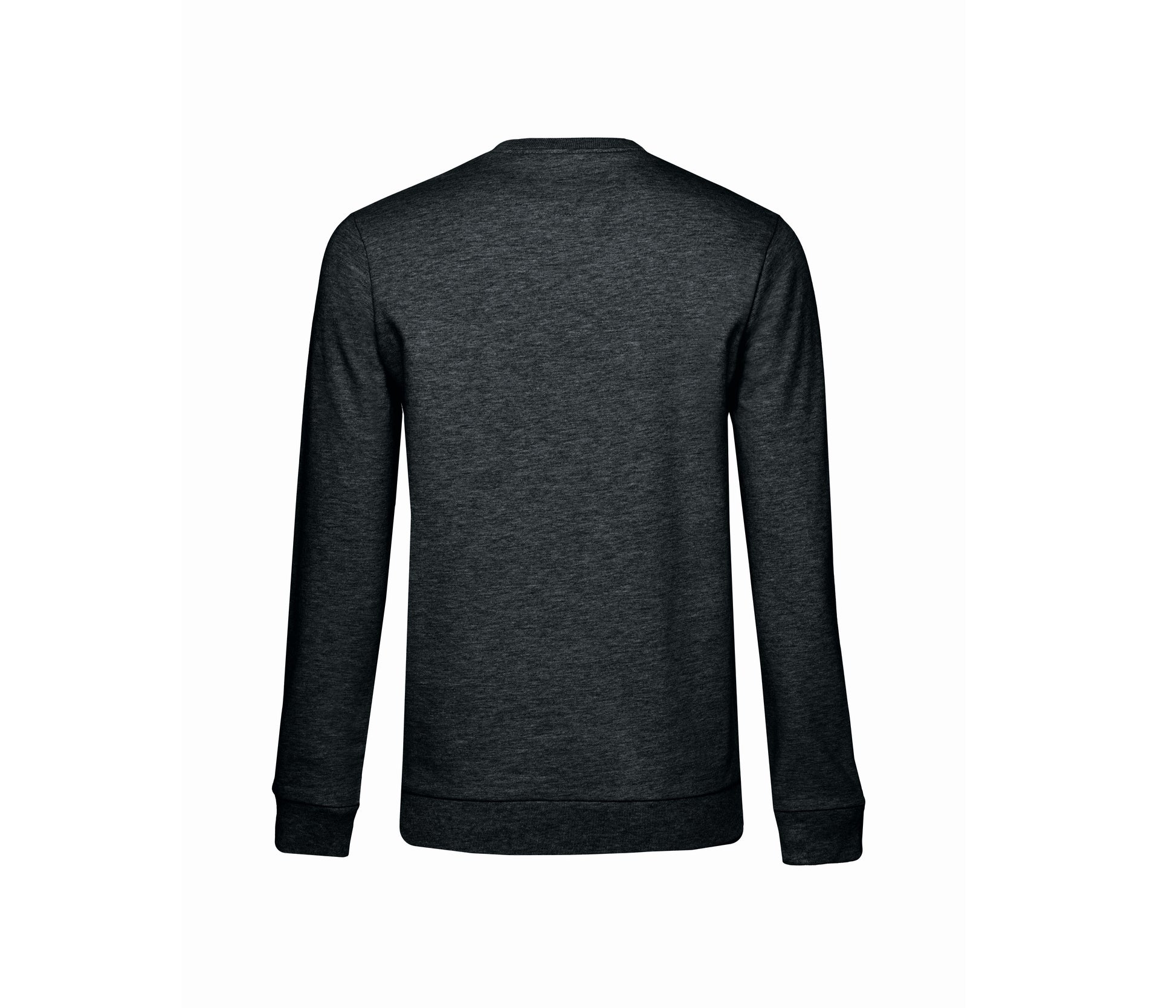 Sweat Col Rond # Femme - Heather Asphalt