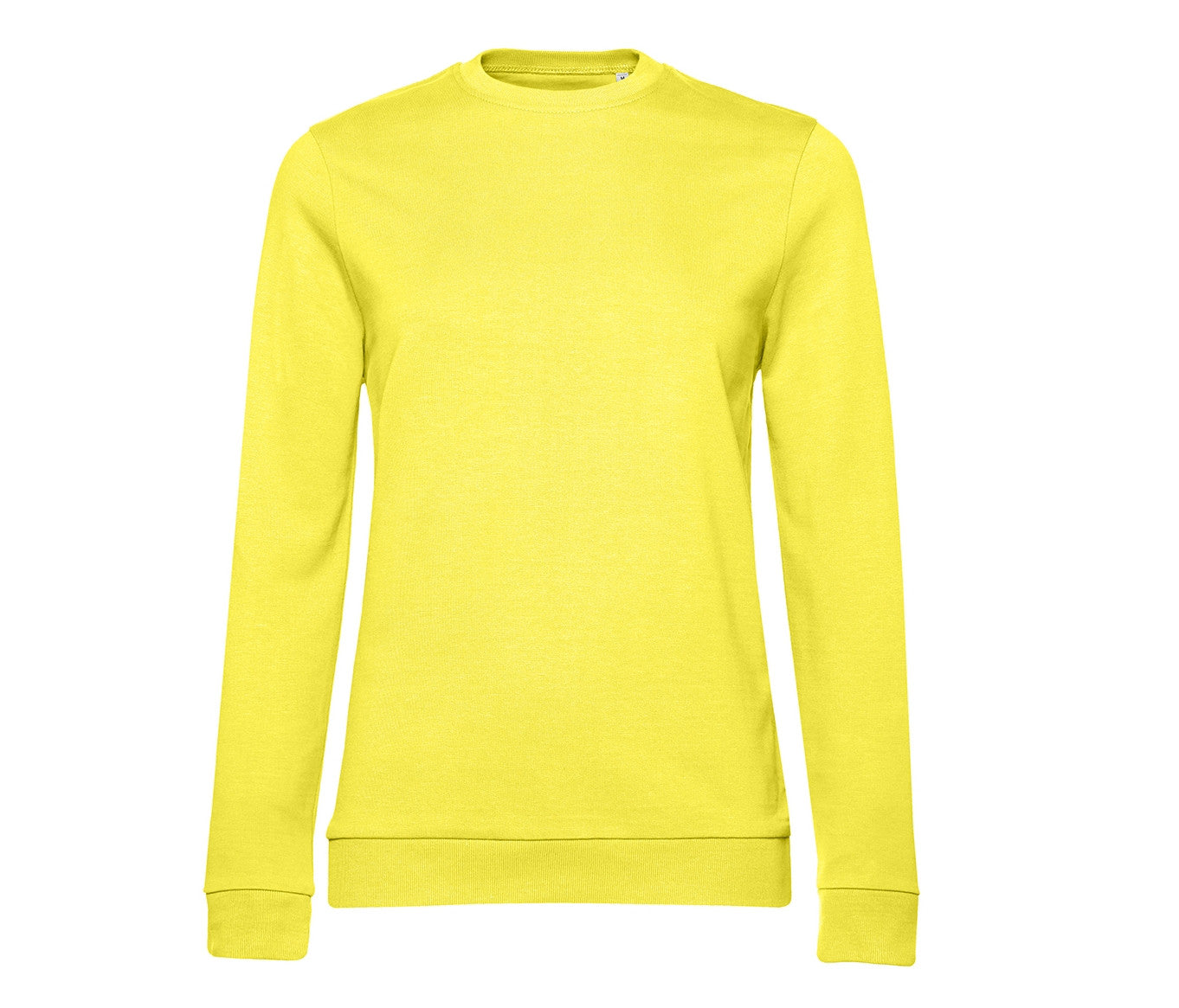 Sweat Col Rond # Femme - Solar Yellow