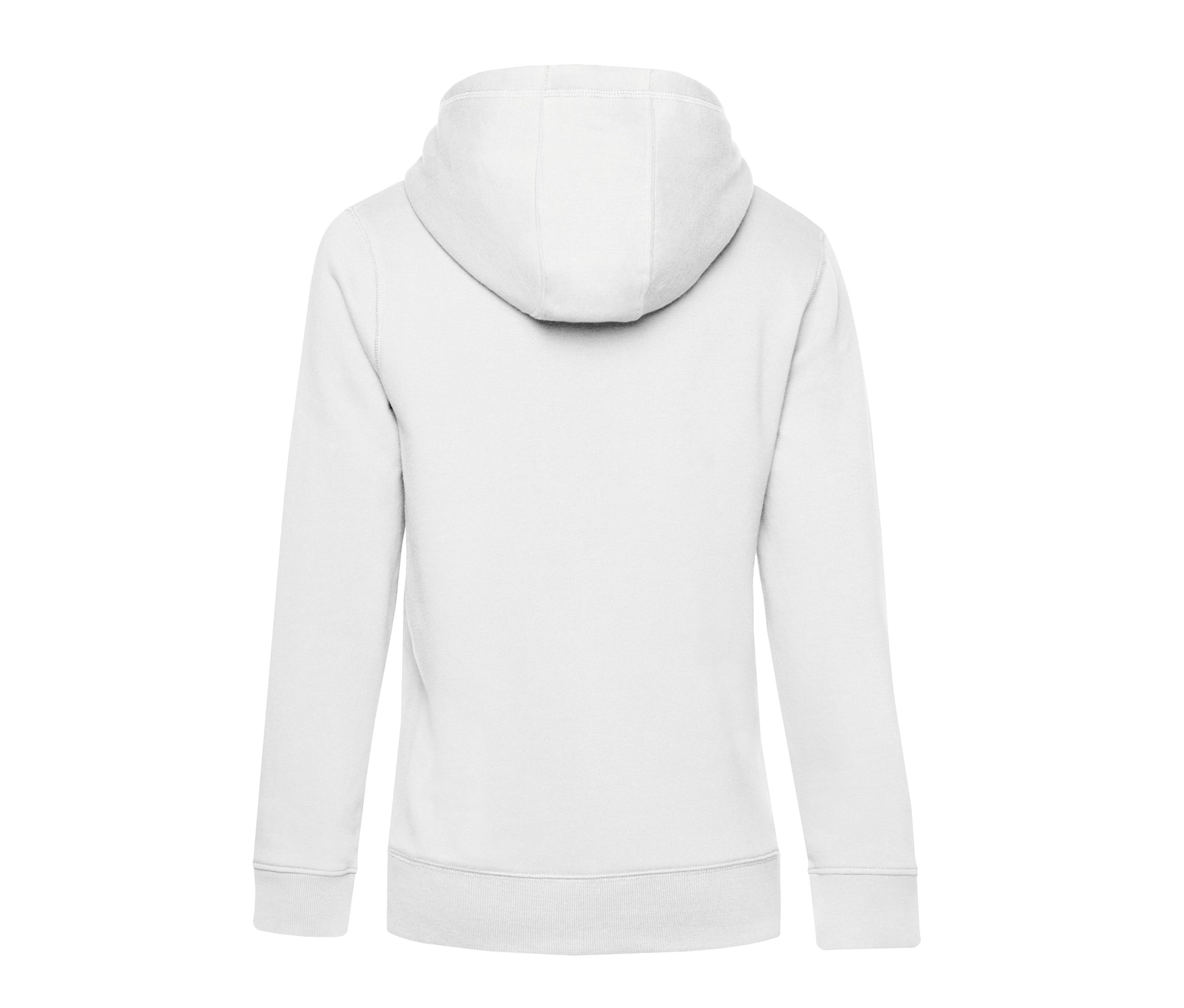 Sweat Capuche Zippé Queen - White