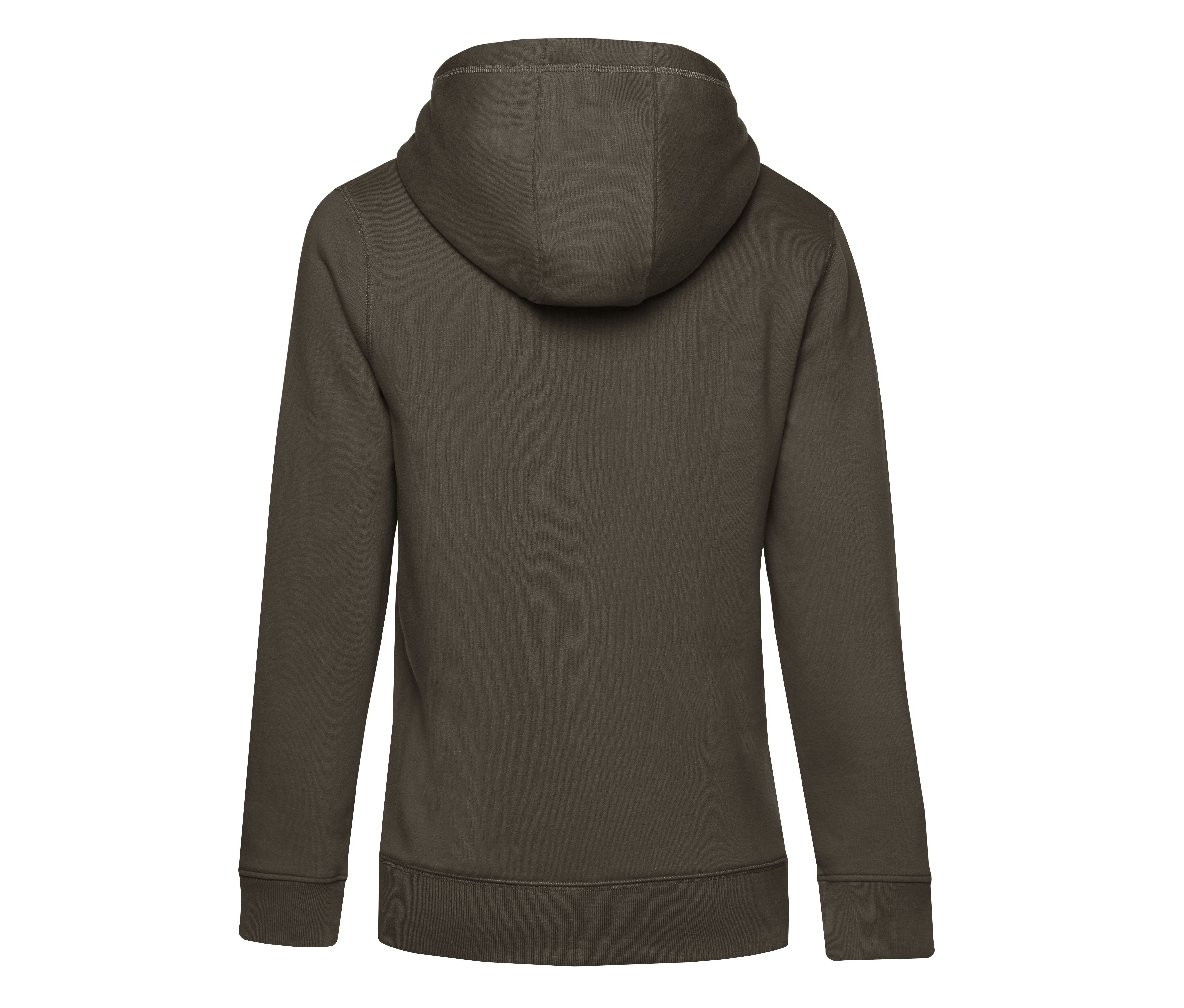 Sweat Capuche Zippé Queen - Khaki