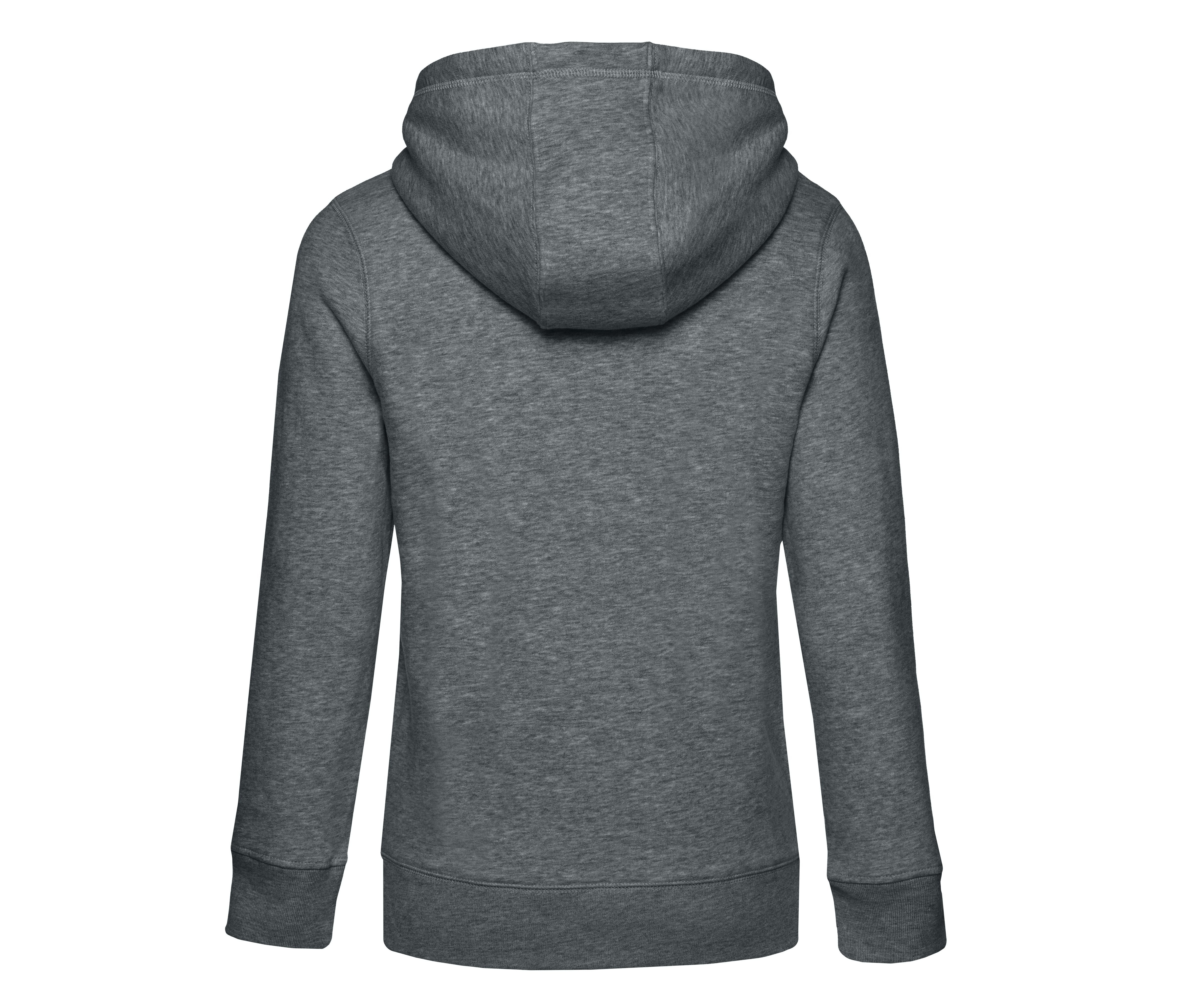 Sweat Capuche Zippé Queen - Heather Mid Grey