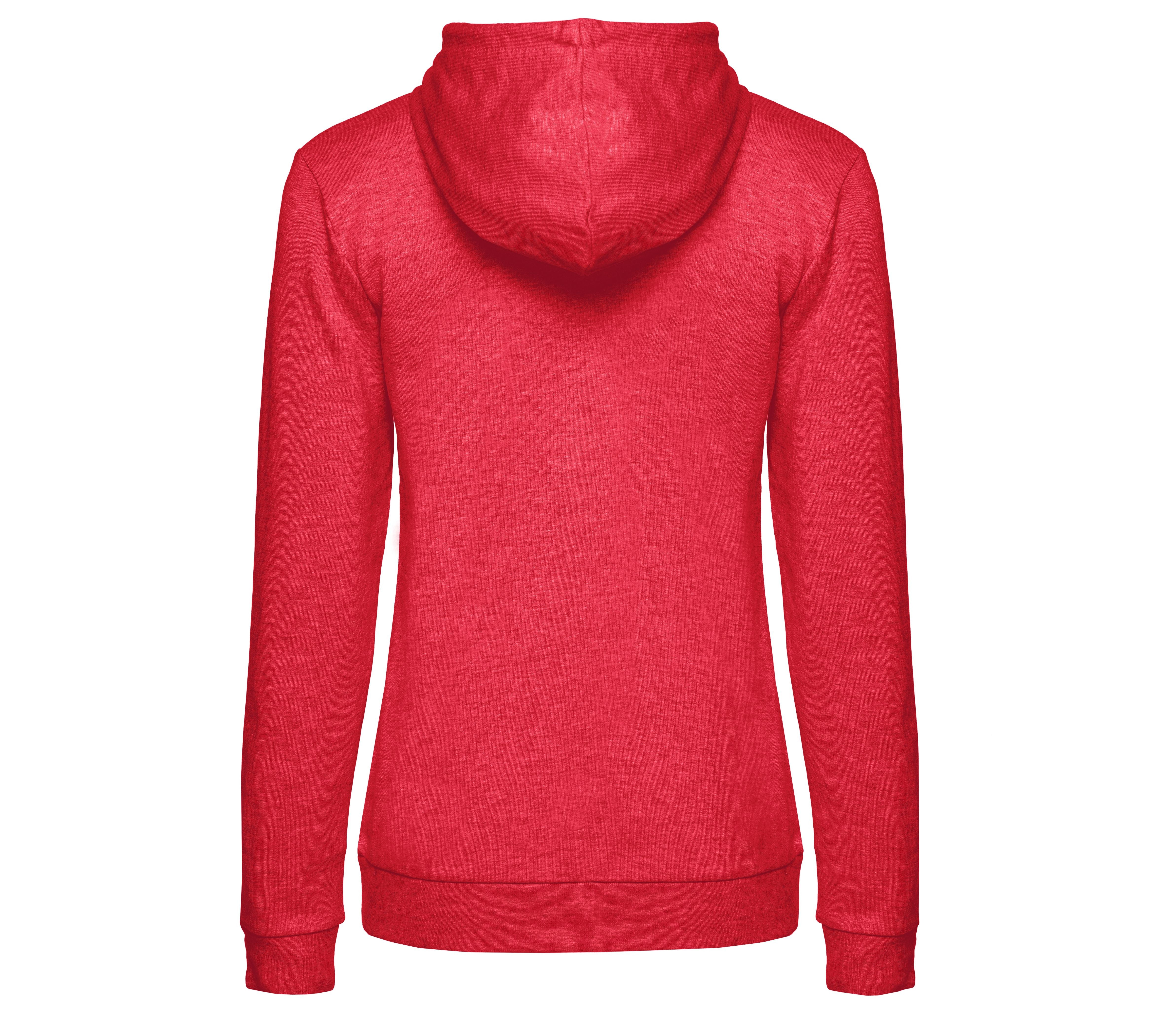 Sweat Capuche # Femme - Heather Red