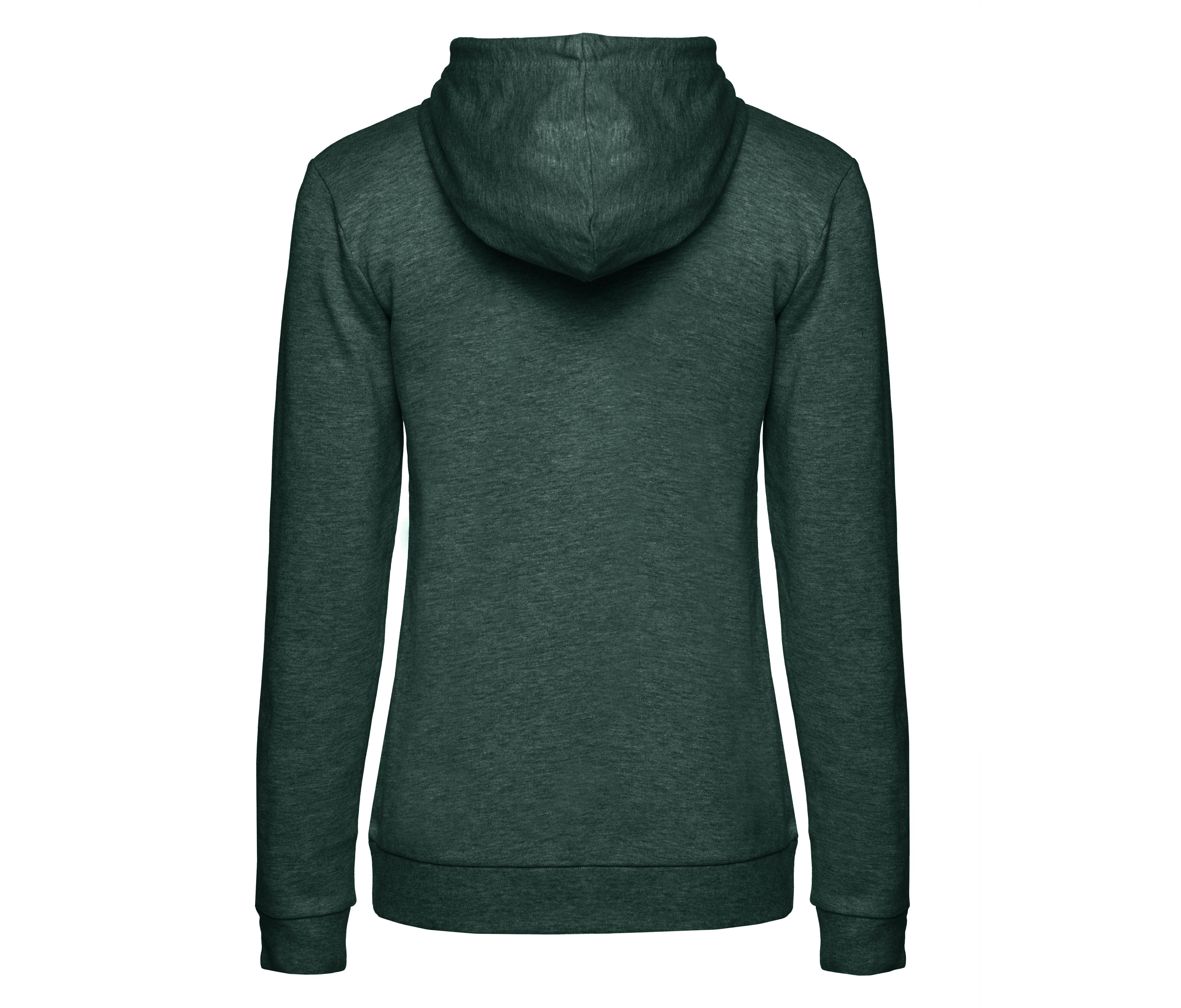 Sweat Capuche # Femme - Heather Dark Green