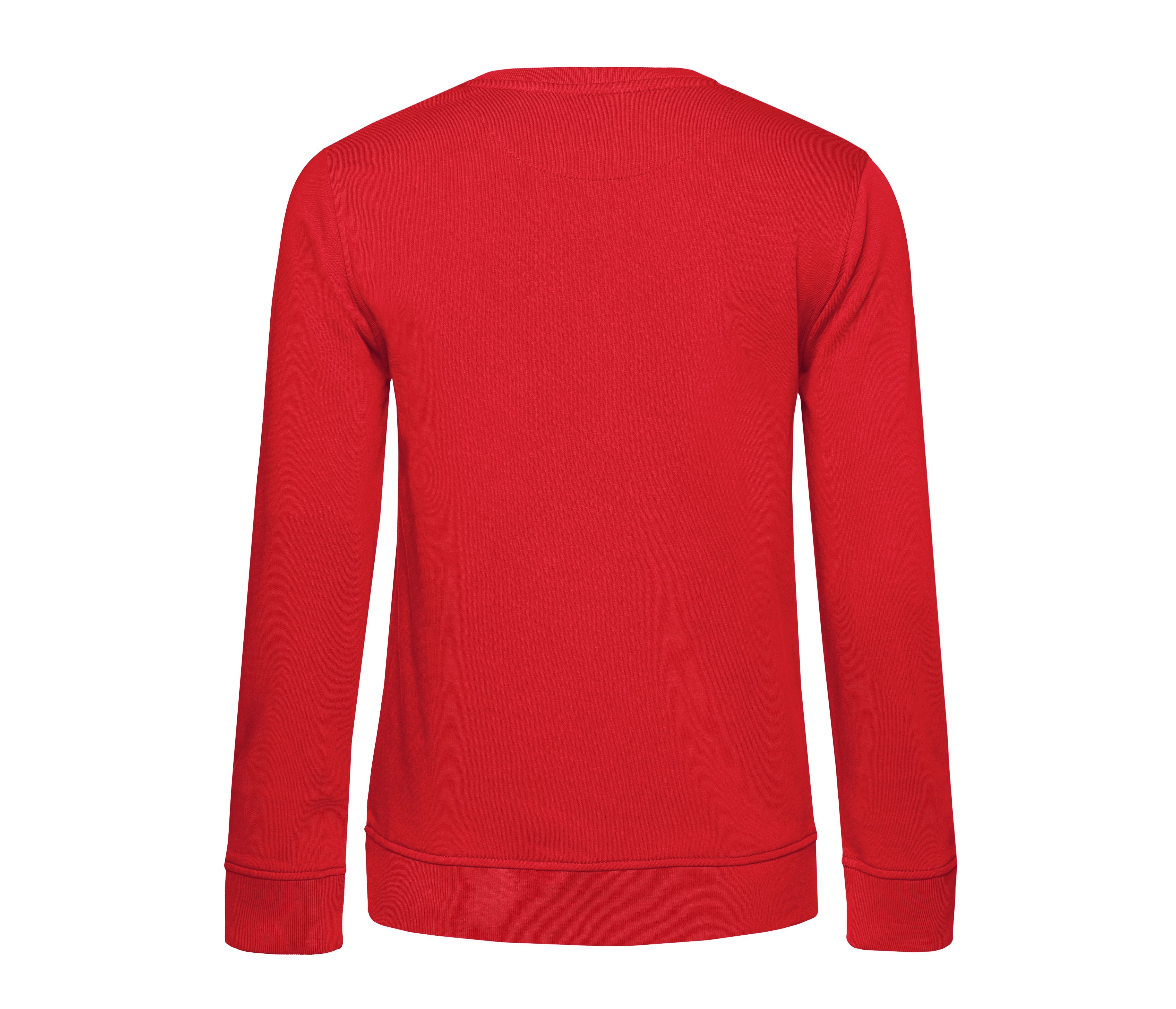 Sweat Col Rond Organique Femme - Red