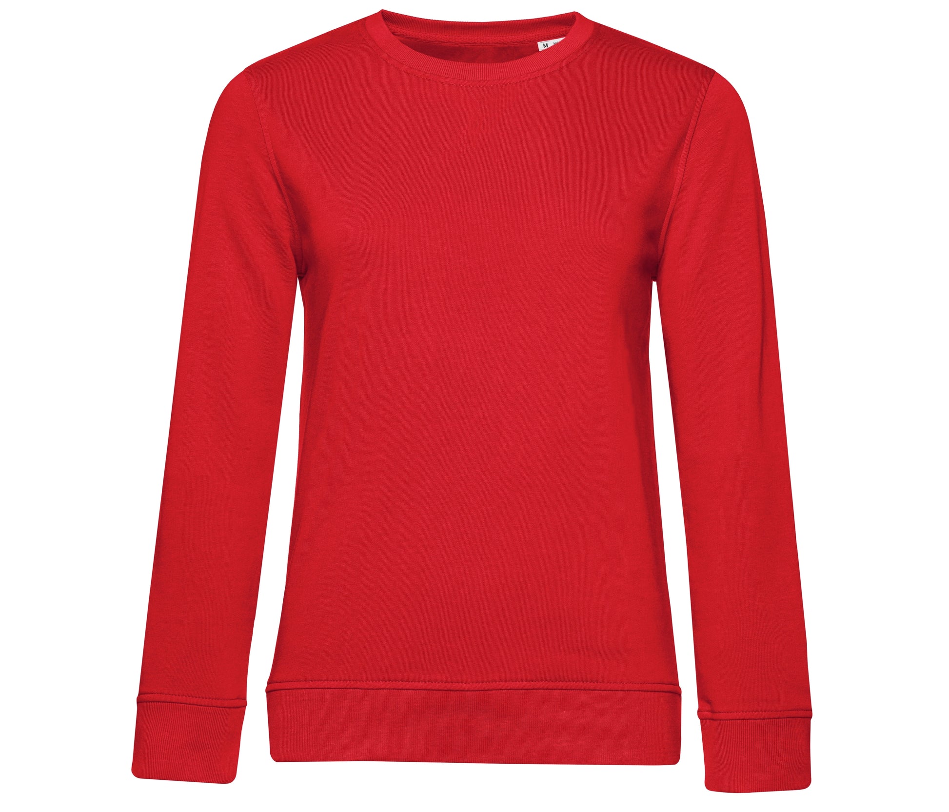 Sweat Col Rond Organique Femme - Red