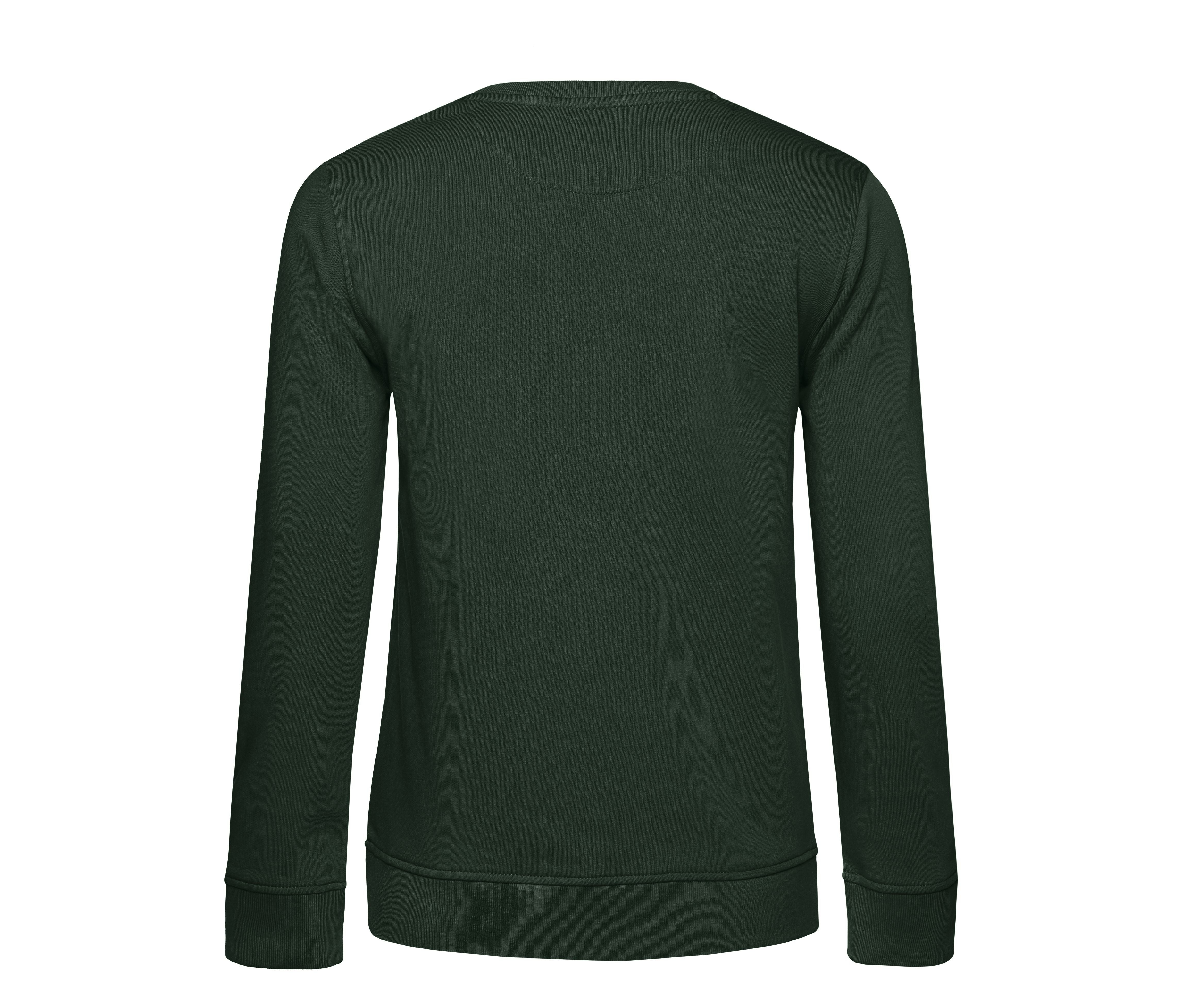 Sweat Col Rond Organique Femme - Forest Green
