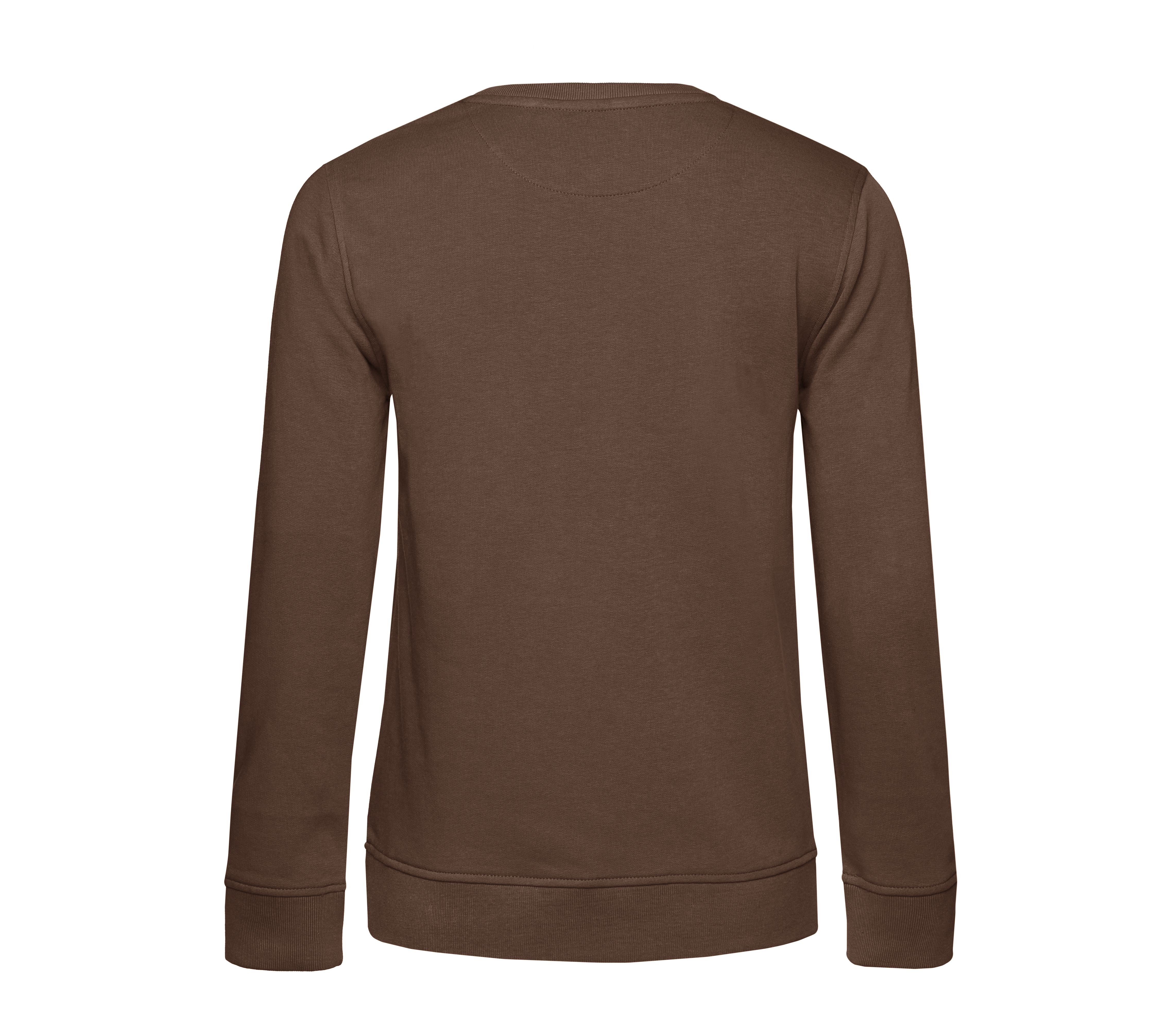 Sweat Col Rond Organique Femme - Mocha