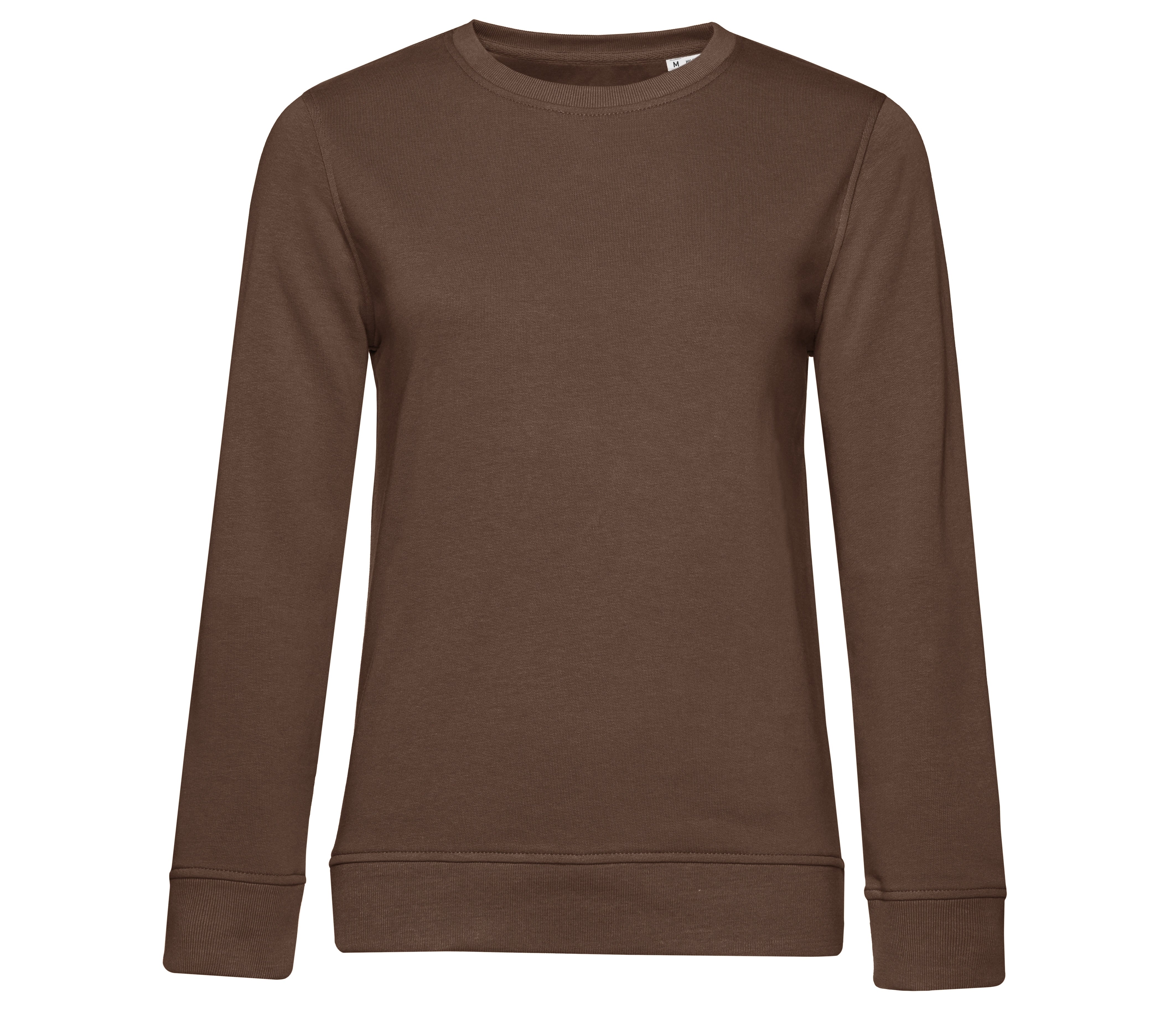 Sweat Col Rond Organique Femme - Mocha