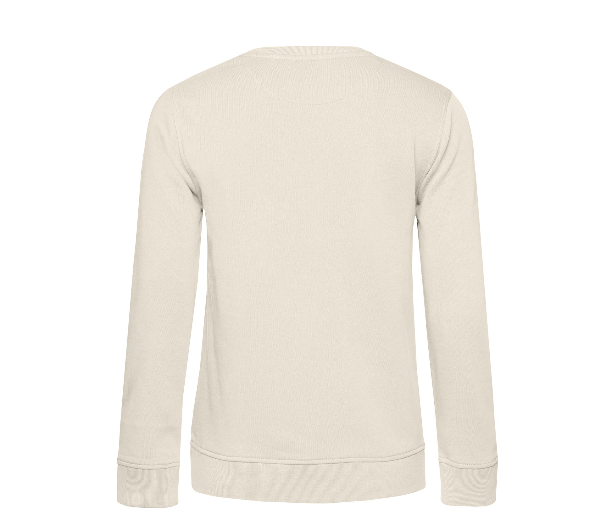 Sweat Col Rond Organique Femme - Off White