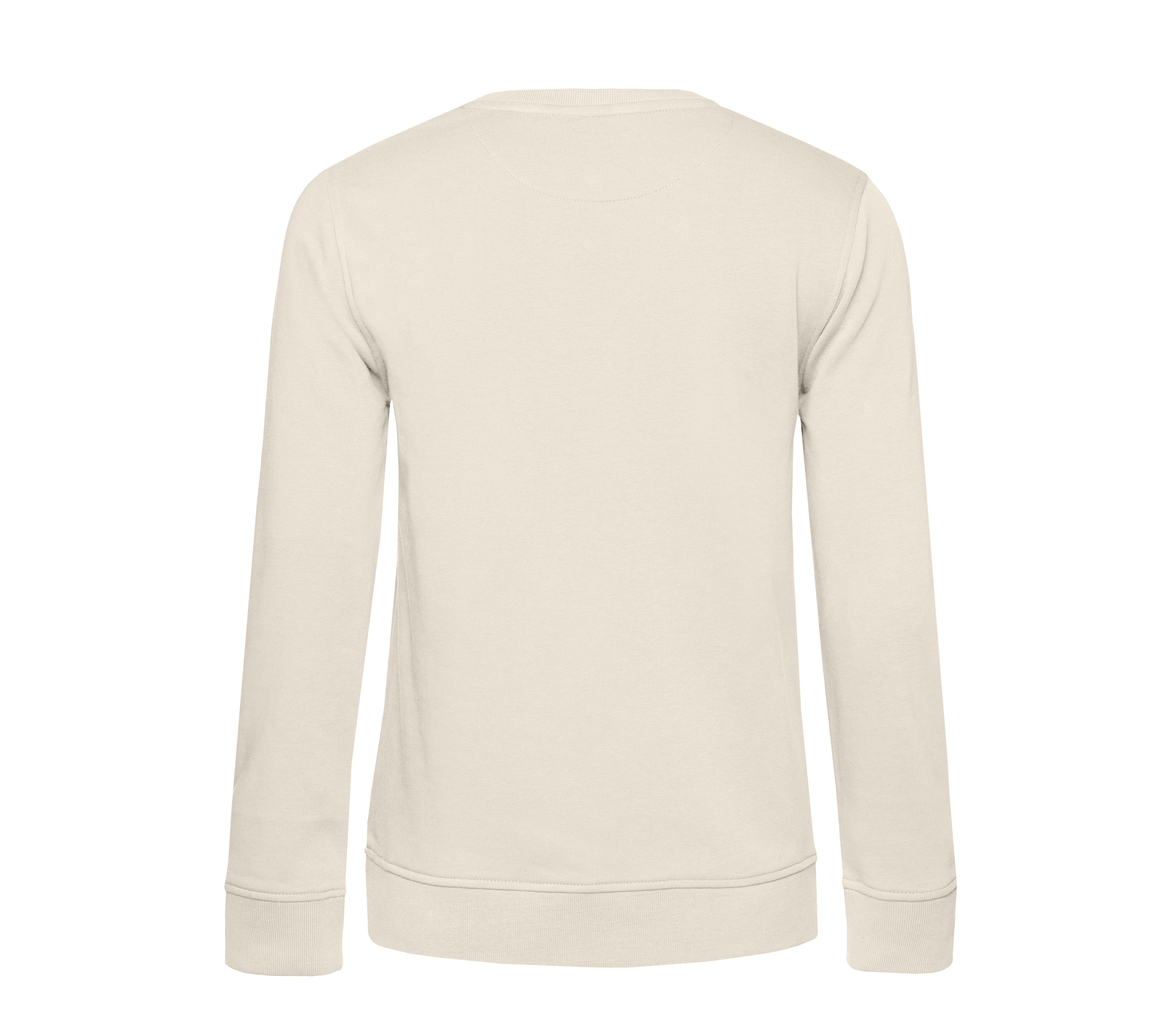Sweat Col Rond Organique Femme - Off White