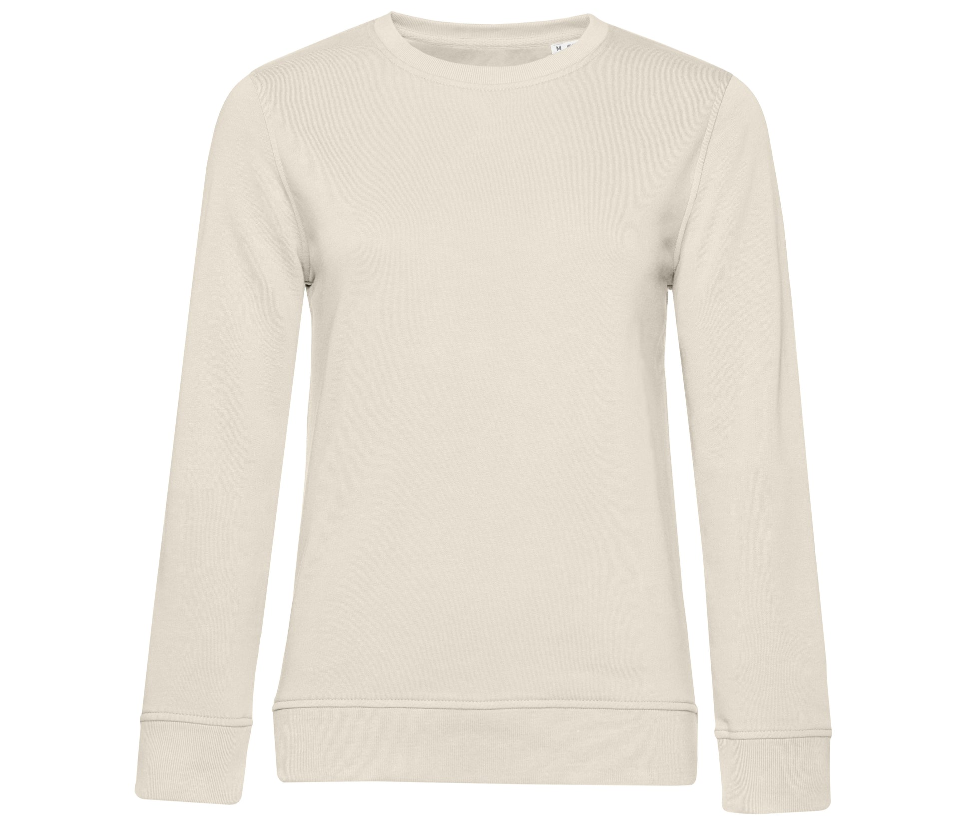 Sweat Col Rond Organique Femme - Off White
