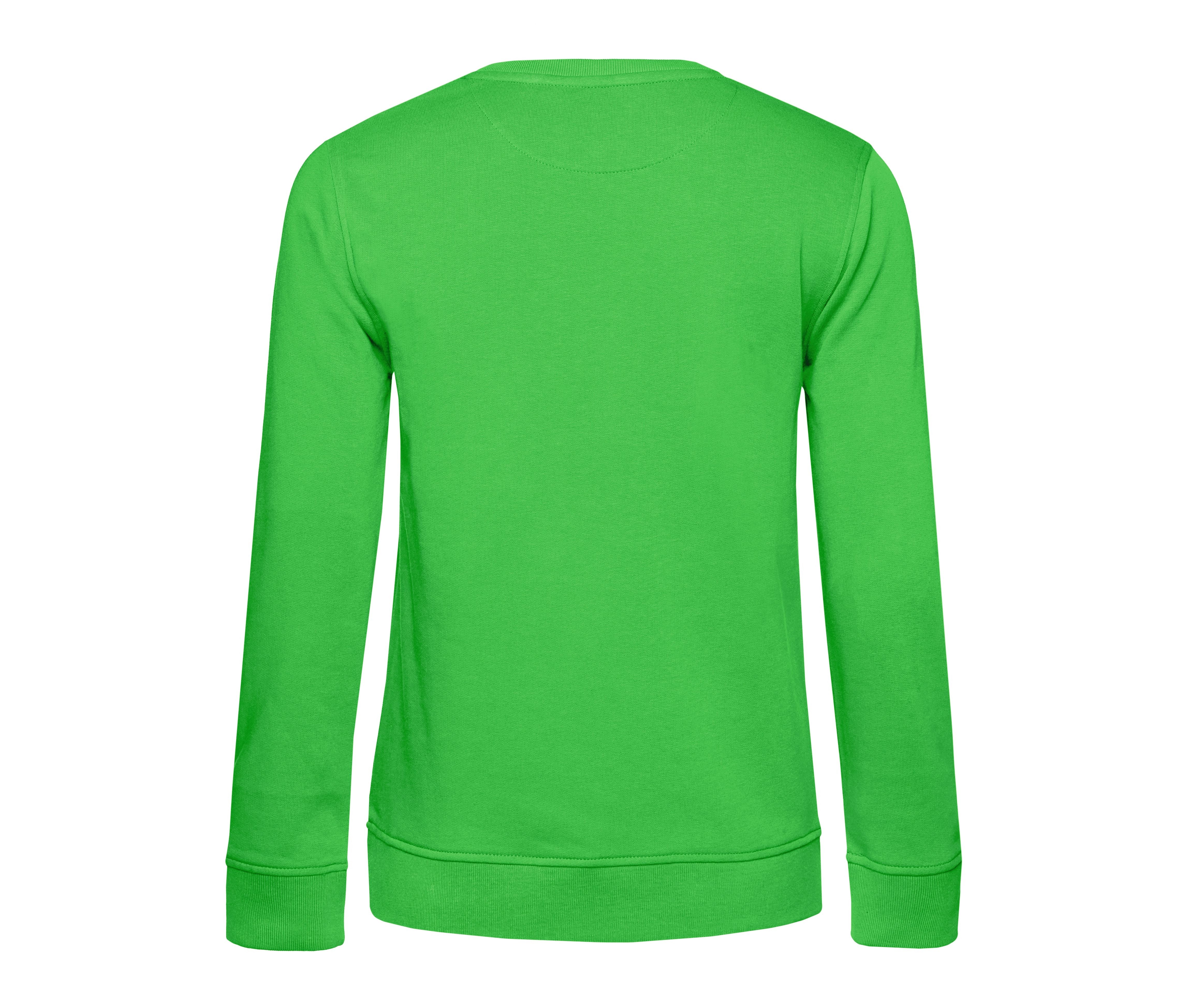 Sweat Col Rond Organique Femme - Apple Green