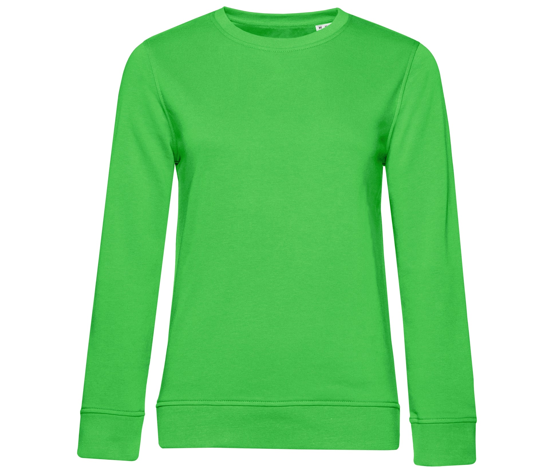Sweat Col Rond Organique Femme - Apple Green
