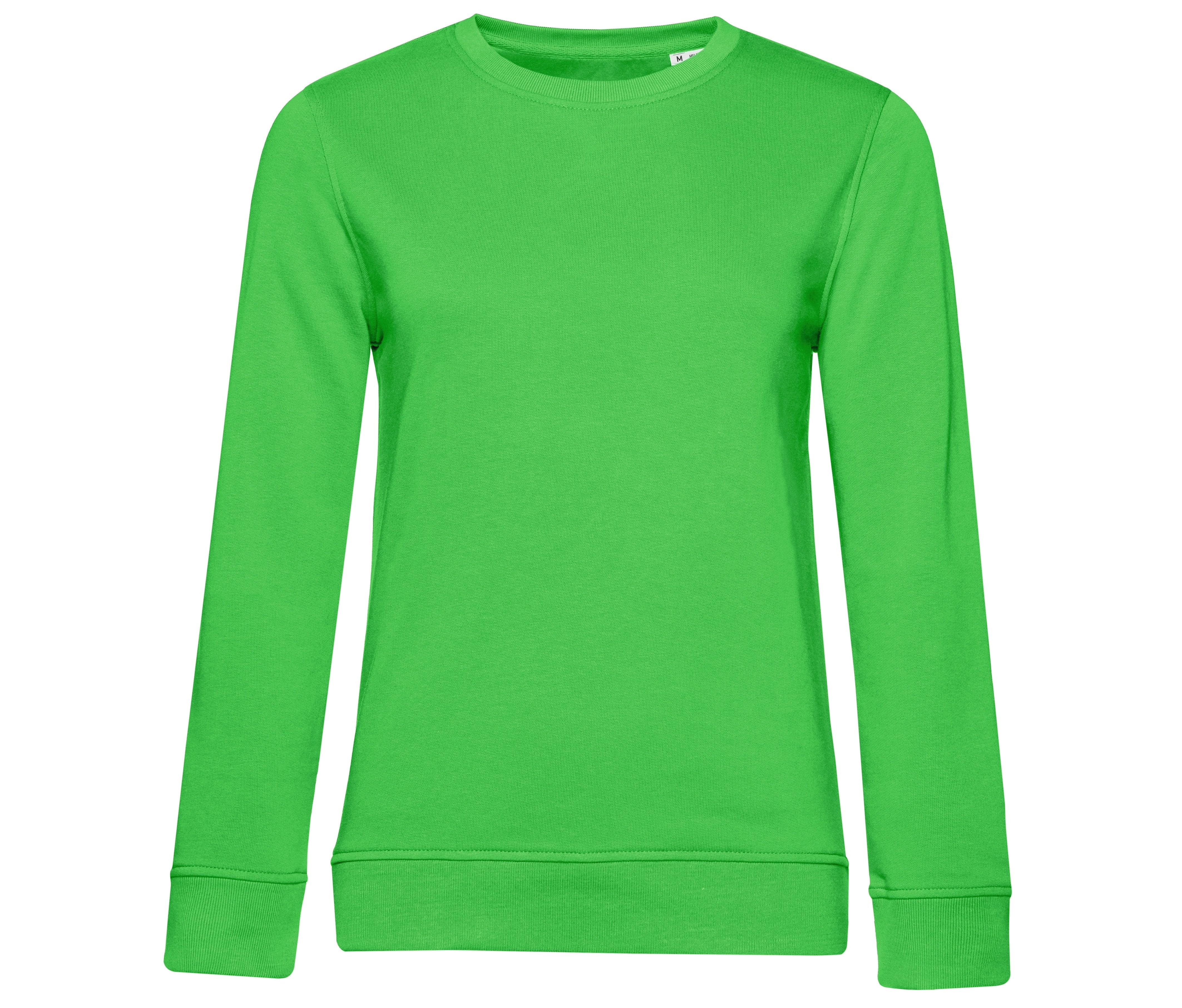 Sweat Col Rond Organique Femme - Apple Green