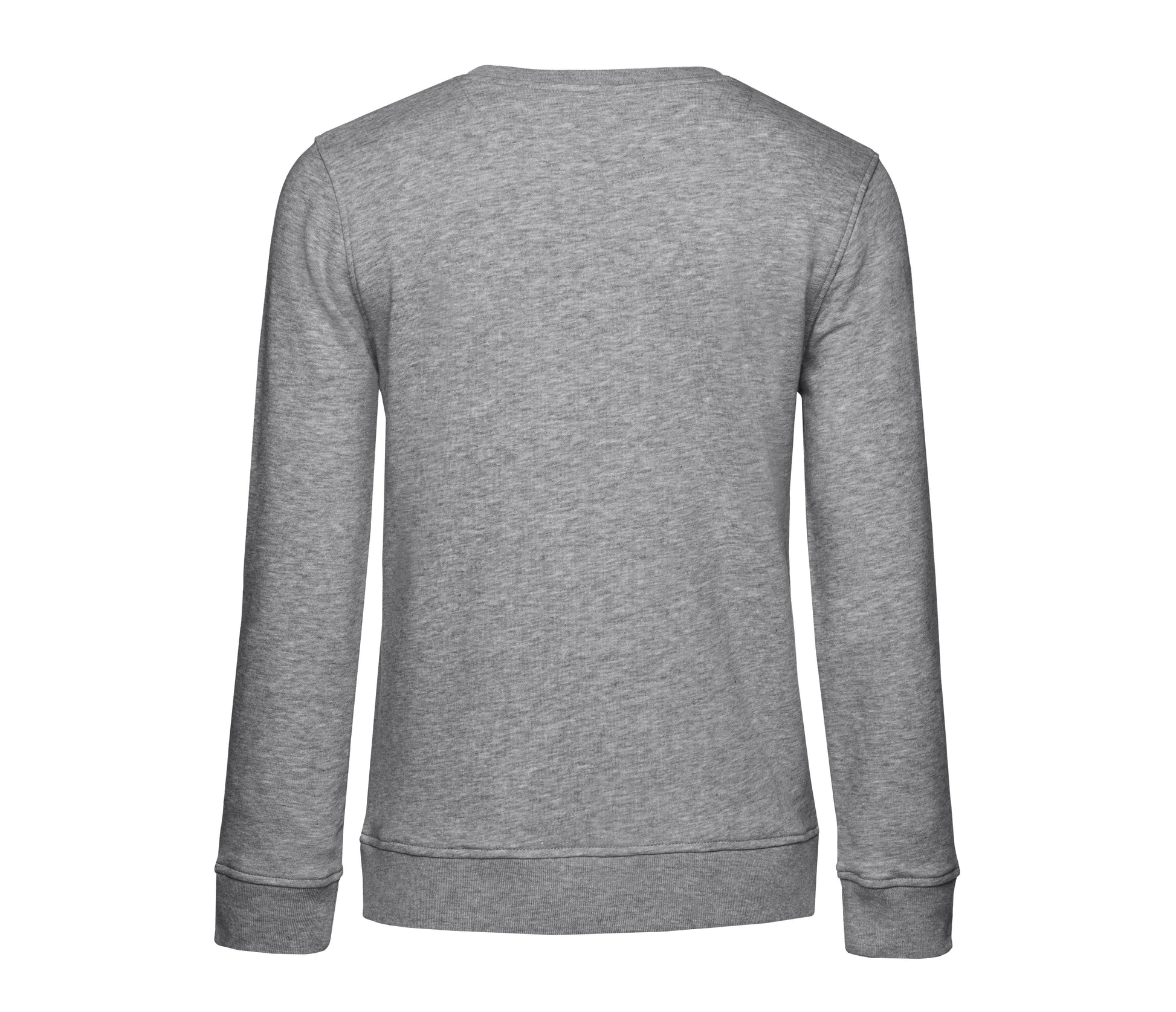 Sweat Col Rond Organique Femme - Heather Grey