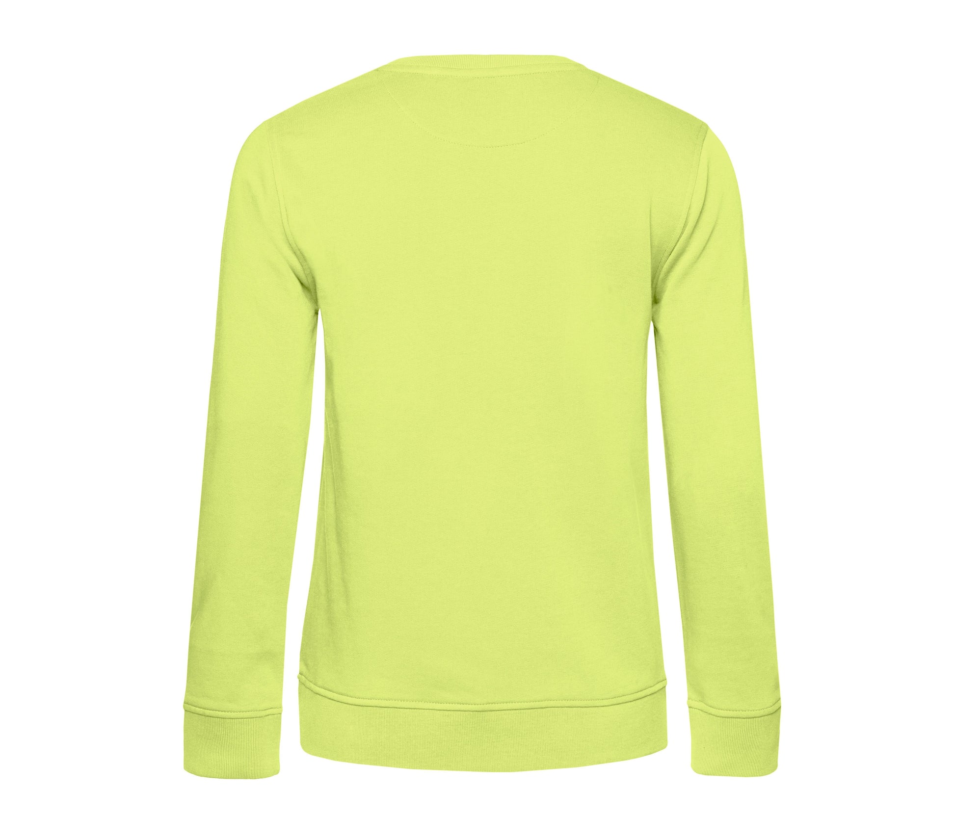 Sweat Col Rond Organique Femme - Lime